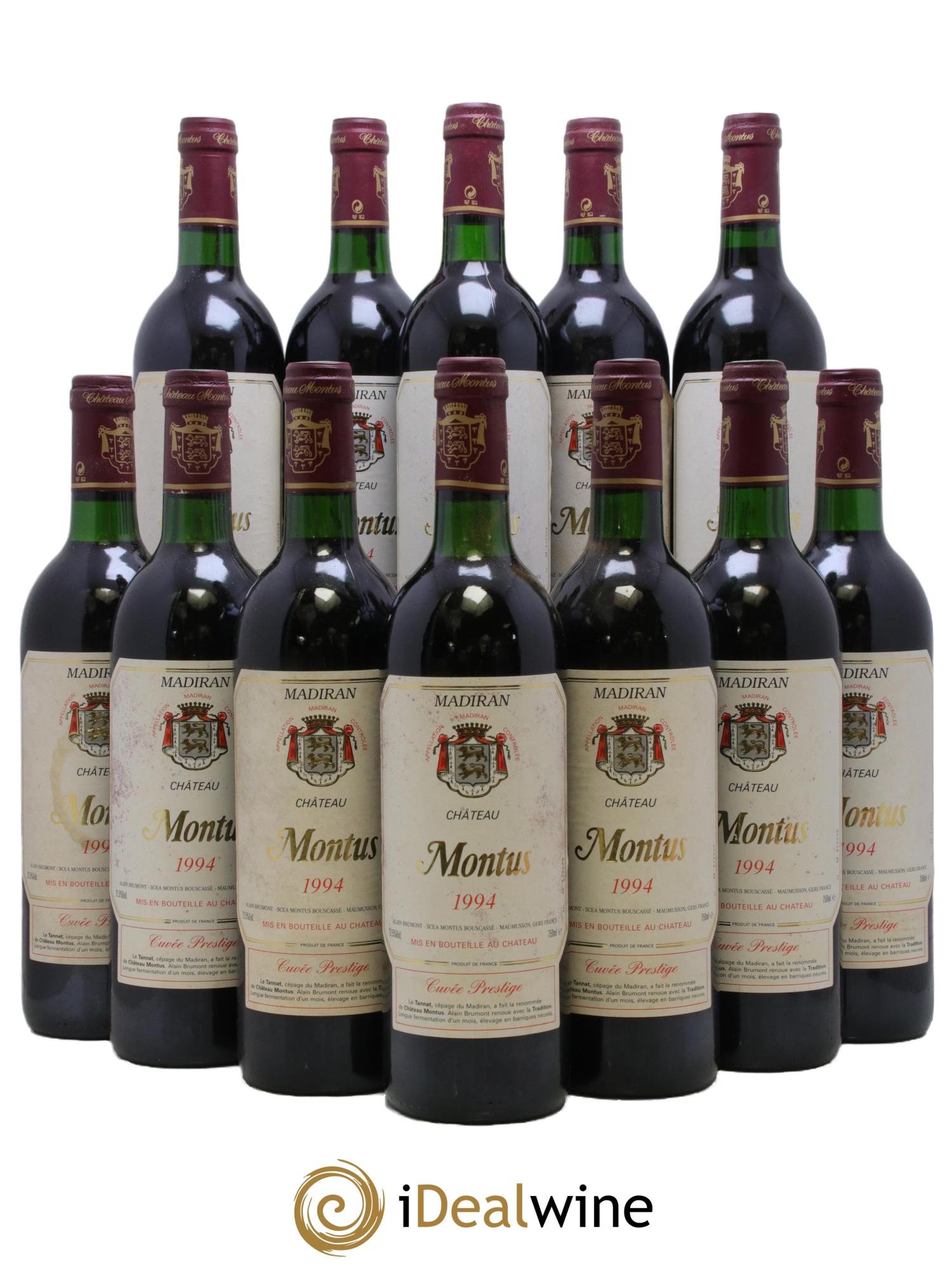 Madiran Château Montus-Prestige Alain Brumont 1994 - Lot de 12 bouteilles - 0