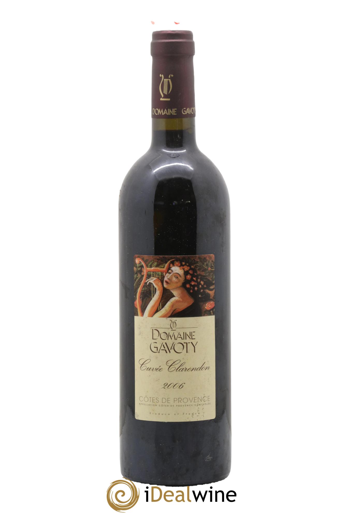 Côtes de Provence Domaine de Gavoty Clarendon 2006 - Lot de 1 bouteille - 0