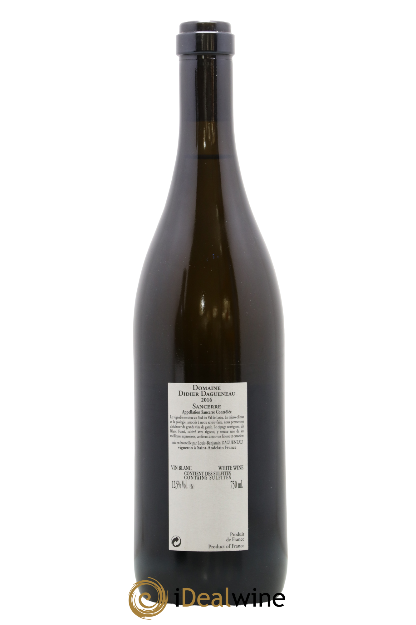 Sancerre En Chailloux Dagueneau 2016 - Lot of 1 bottle - 1