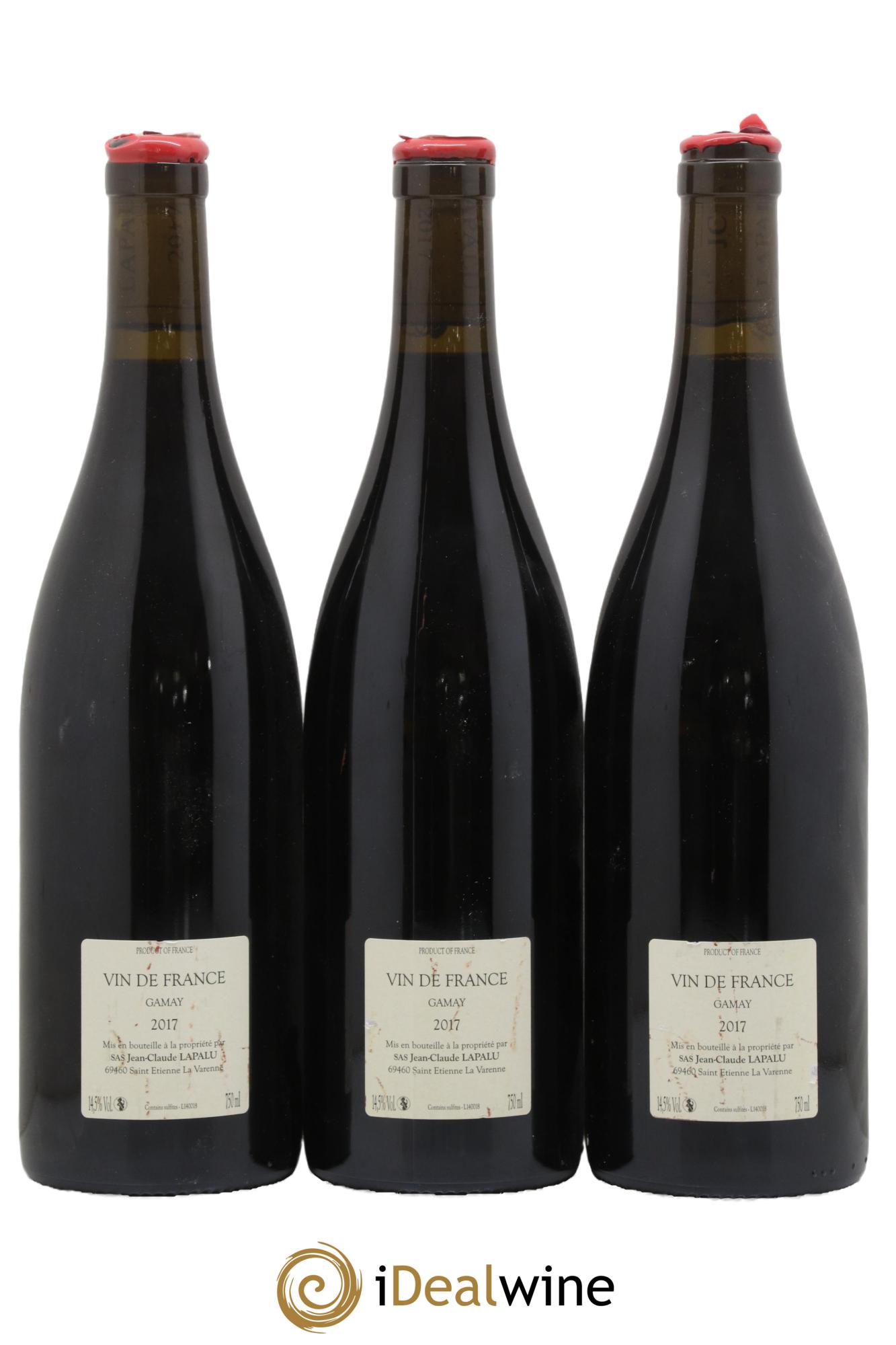 Vin de France Alma Mater Jean-Claude Lapalu 2017 - Lot de 3 bouteilles - 1