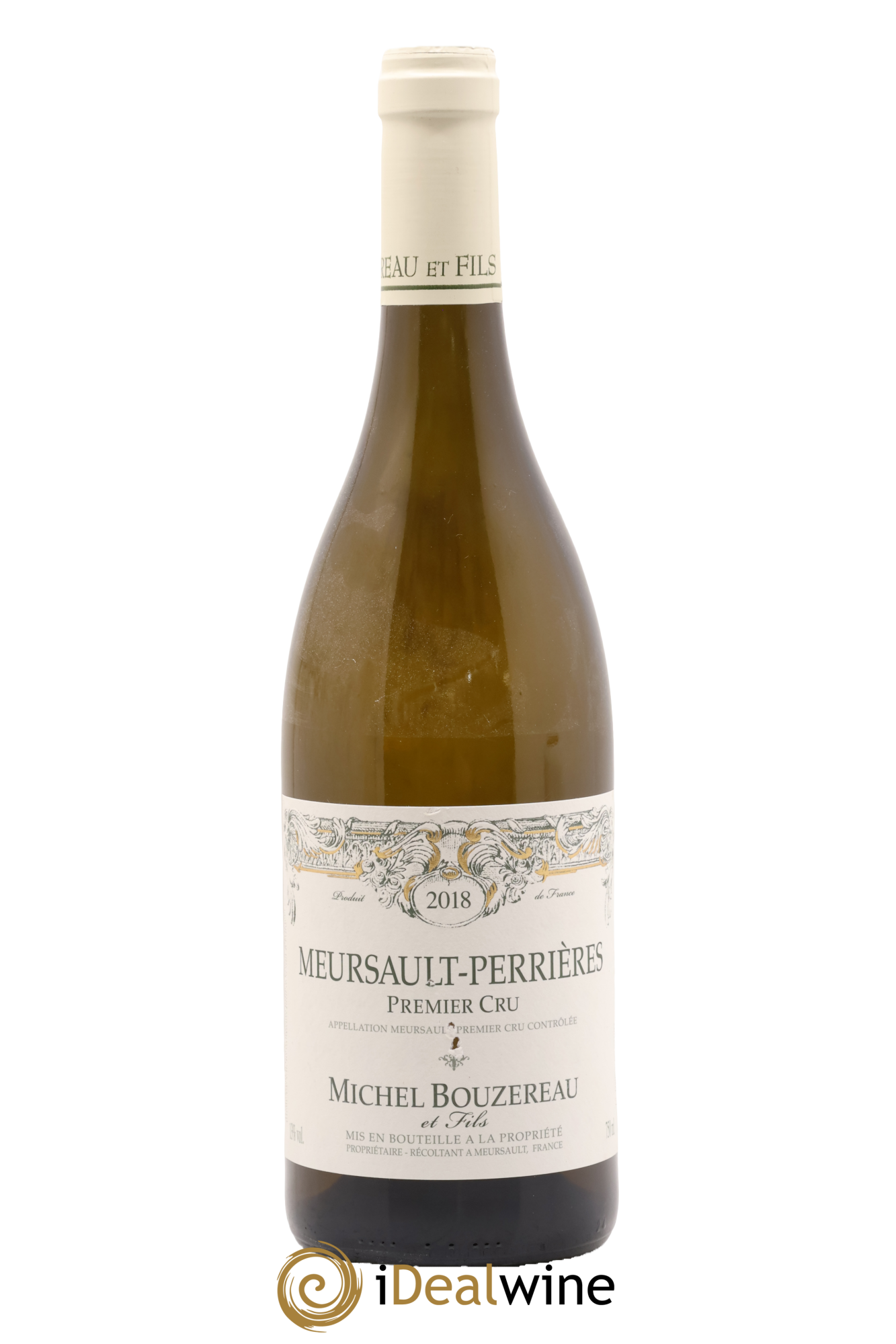 Meursault 1er Cru Perrières Michel Bouzereau et Fils (Domaine) 2018 - Lot de 1 bouteille - 0