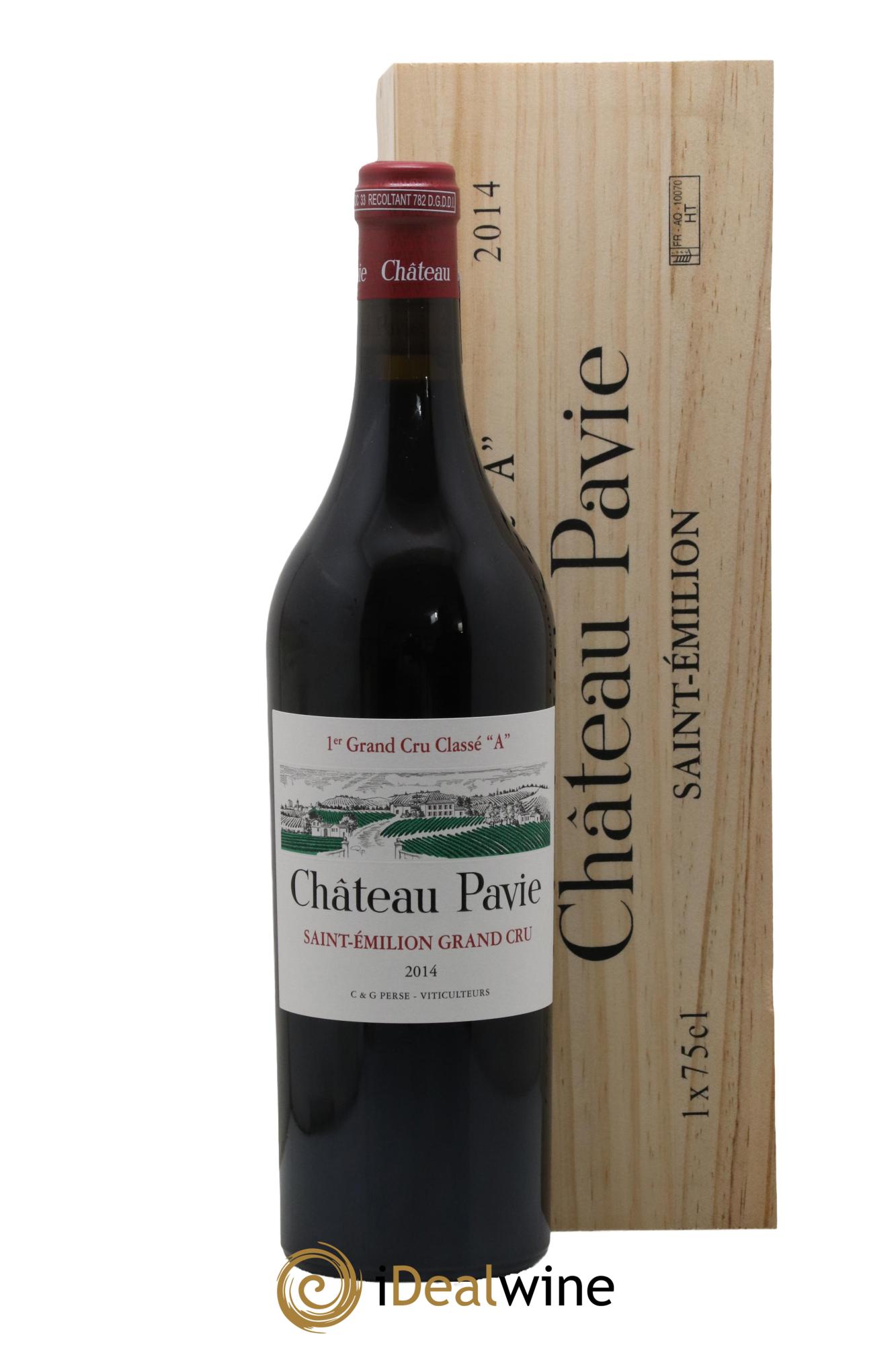Château Pavie 1er Grand Cru Classé A 2014 - Lot de 1 bouteille - 0