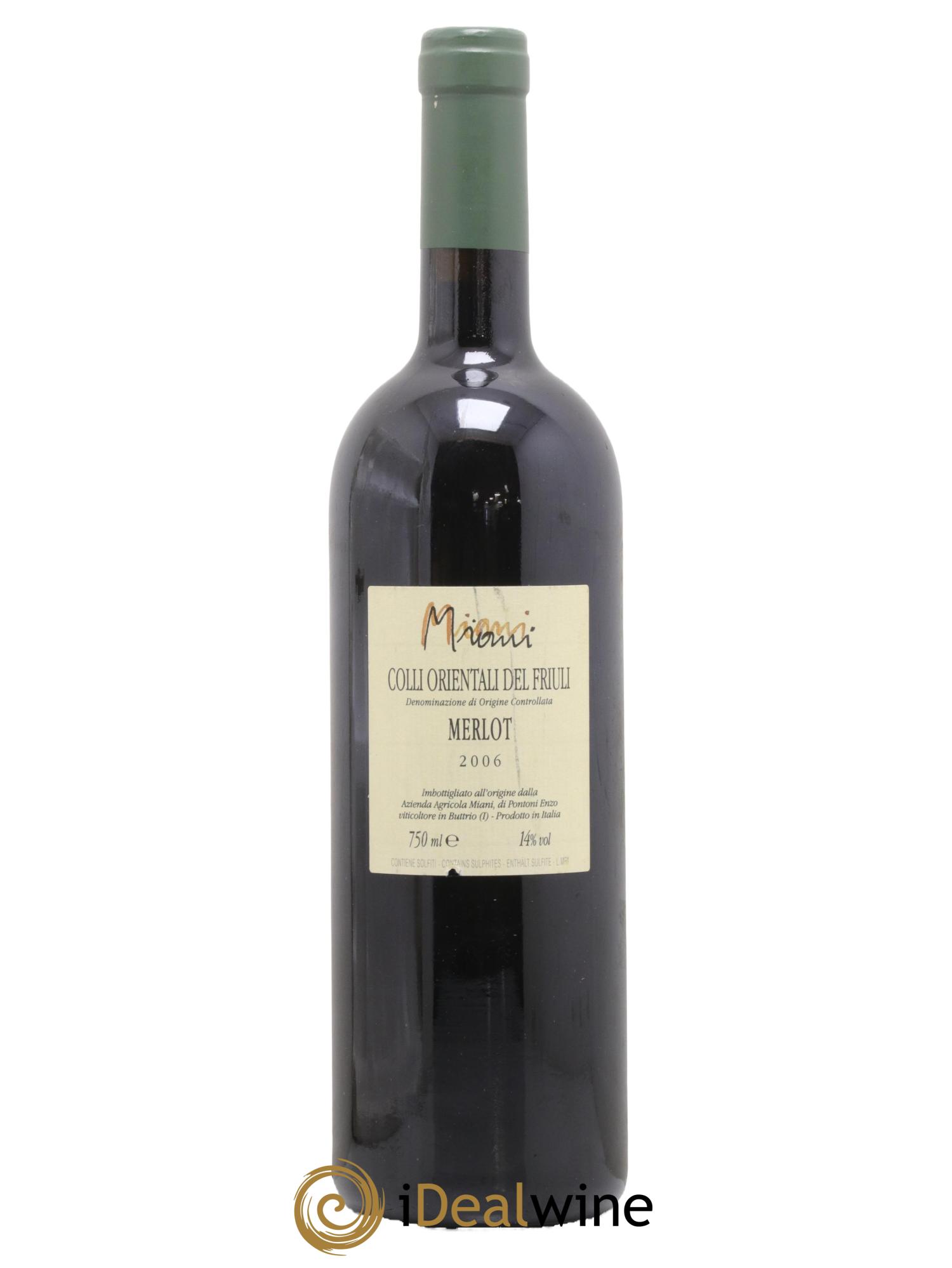 Colli Orientali del Friuli IGT Rosso Miani Buri Merlot 2006 - Lot of 1 bottle - 1