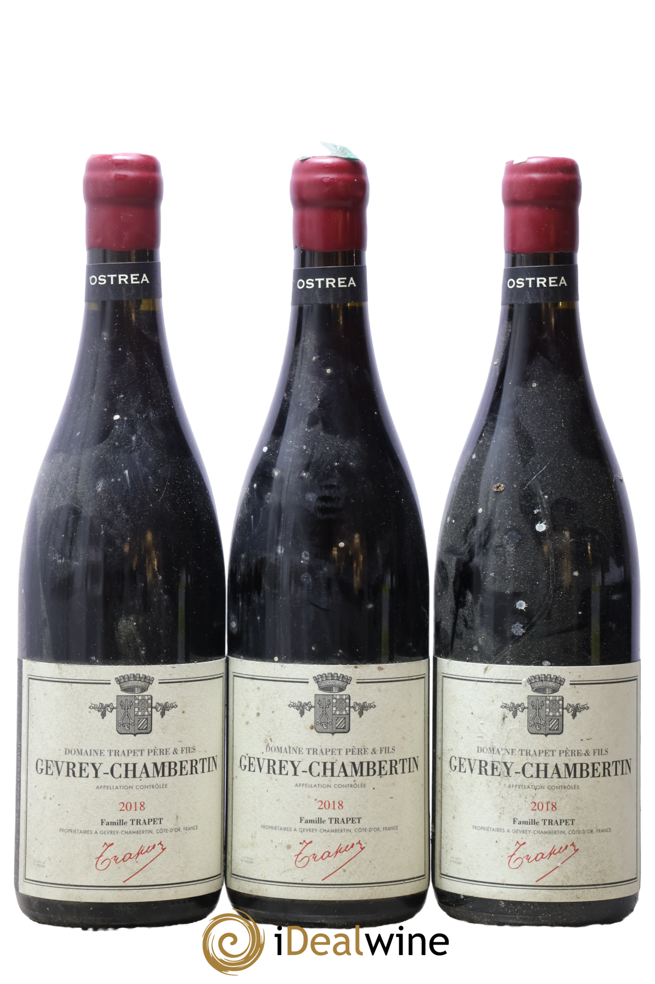 Gevrey-Chambertin Ostrea Domaine Trapet 2018 - Lot of 3 bottles - 0