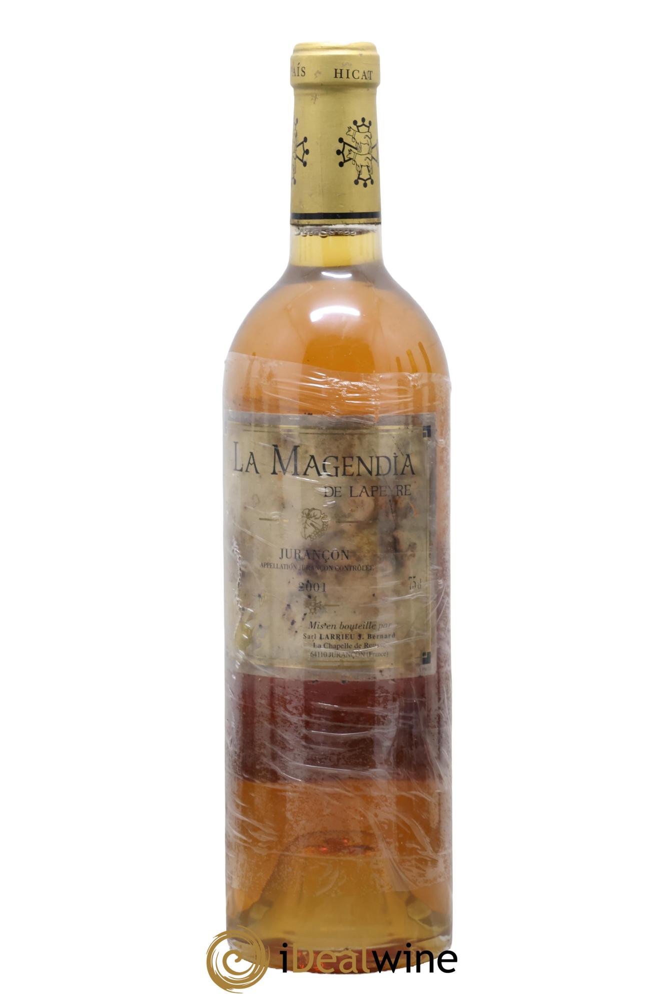 Jurançon La Magendia Domaine Lapeyre 2001 - Lot de 1 bouteille - 0