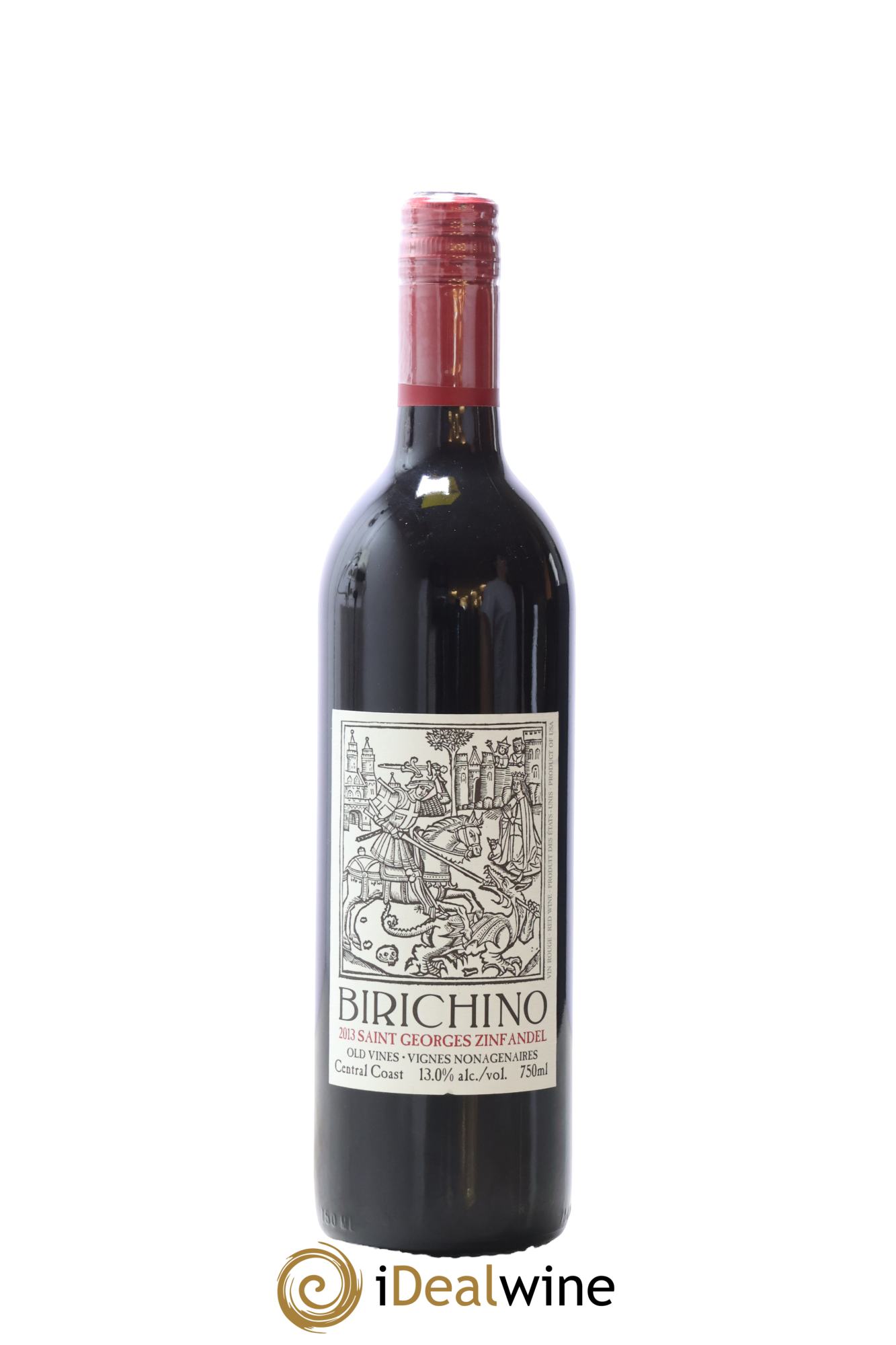 USA California Zinfandel Saint Georges Old Vines Birichino 2013 - Lot de 1 bouteille - 0