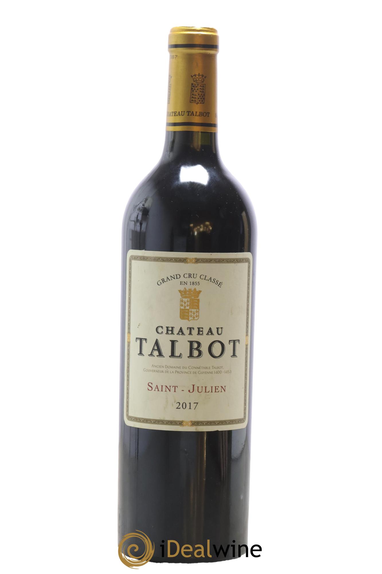 Château Talbot 4ème Grand Cru Classé 2017 - Lot de 1 bouteille - 0