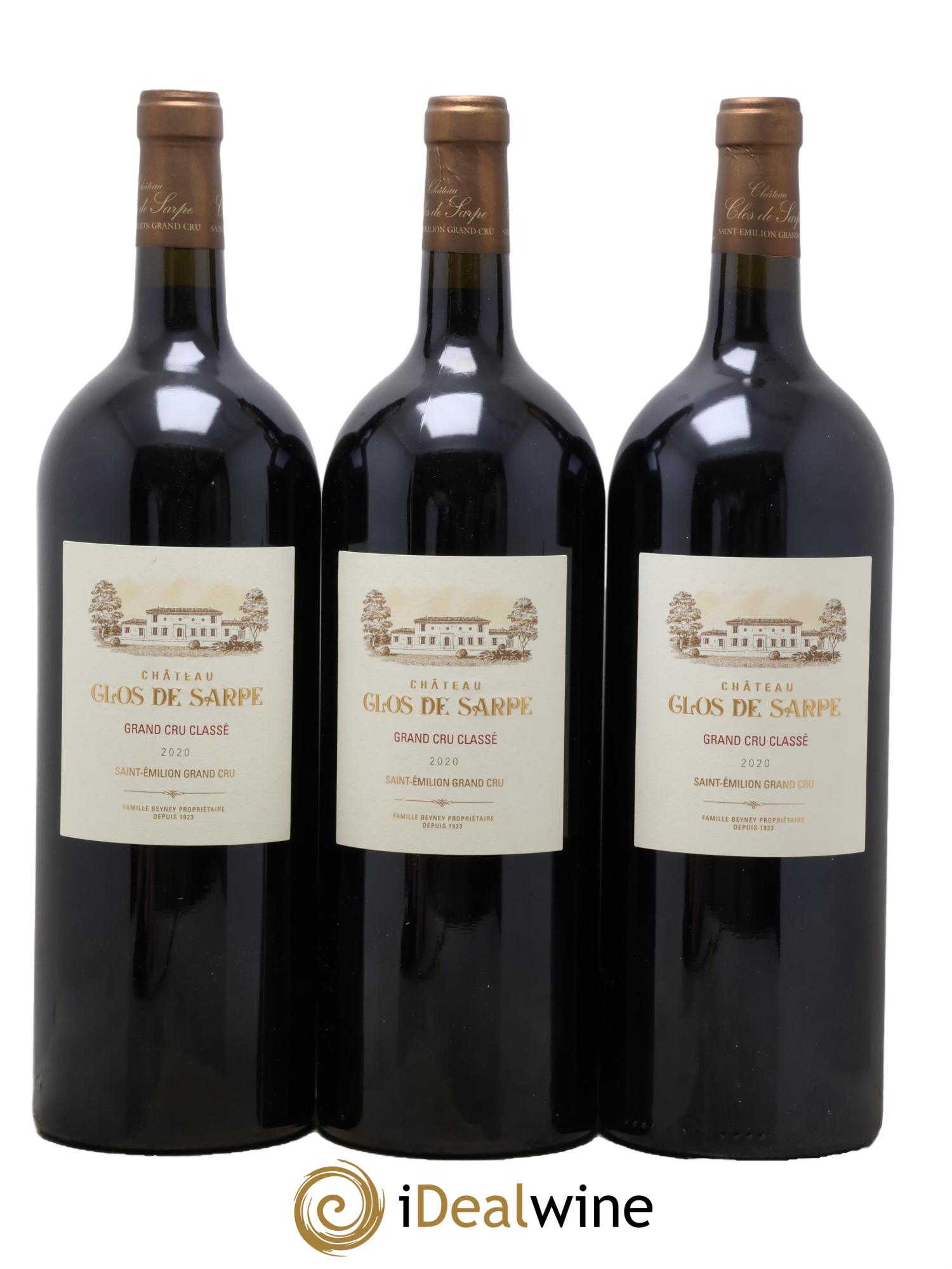Clos de Sarpe Grand Cru Classé 2020 - Lot de 3 magnums - 0