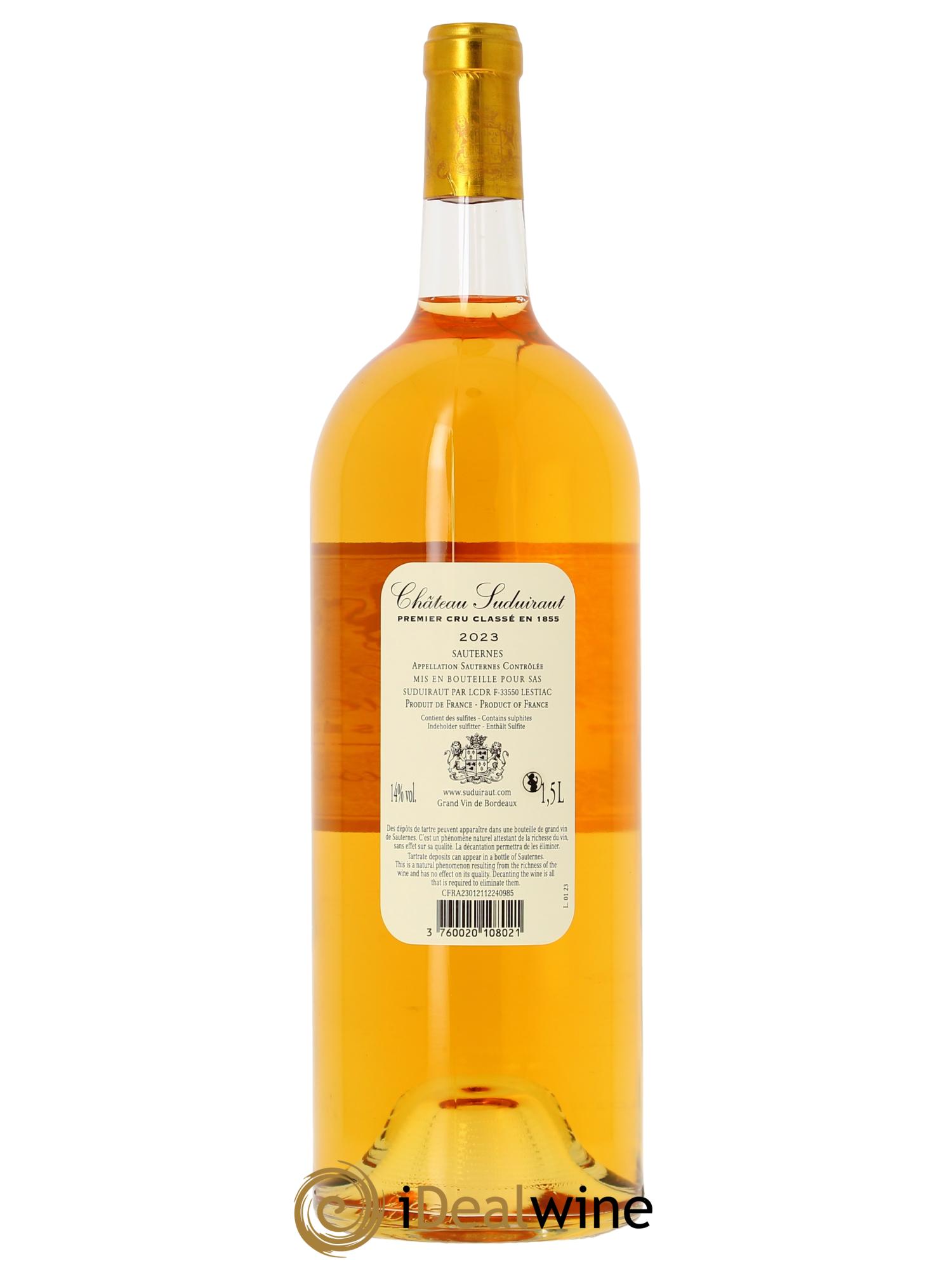 Château Suduiraut 1er Grand Cru Classé  2023 - Lot of 1 magnum - 1