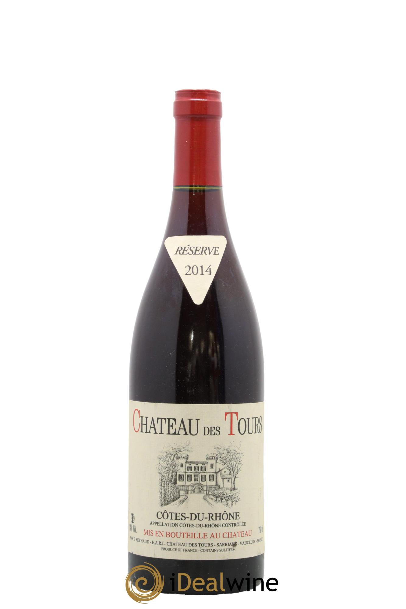 Côtes-du-Rhône Château des Tours Emmanuel Reynaud 2014 - Lot de 1 bouteille - 0