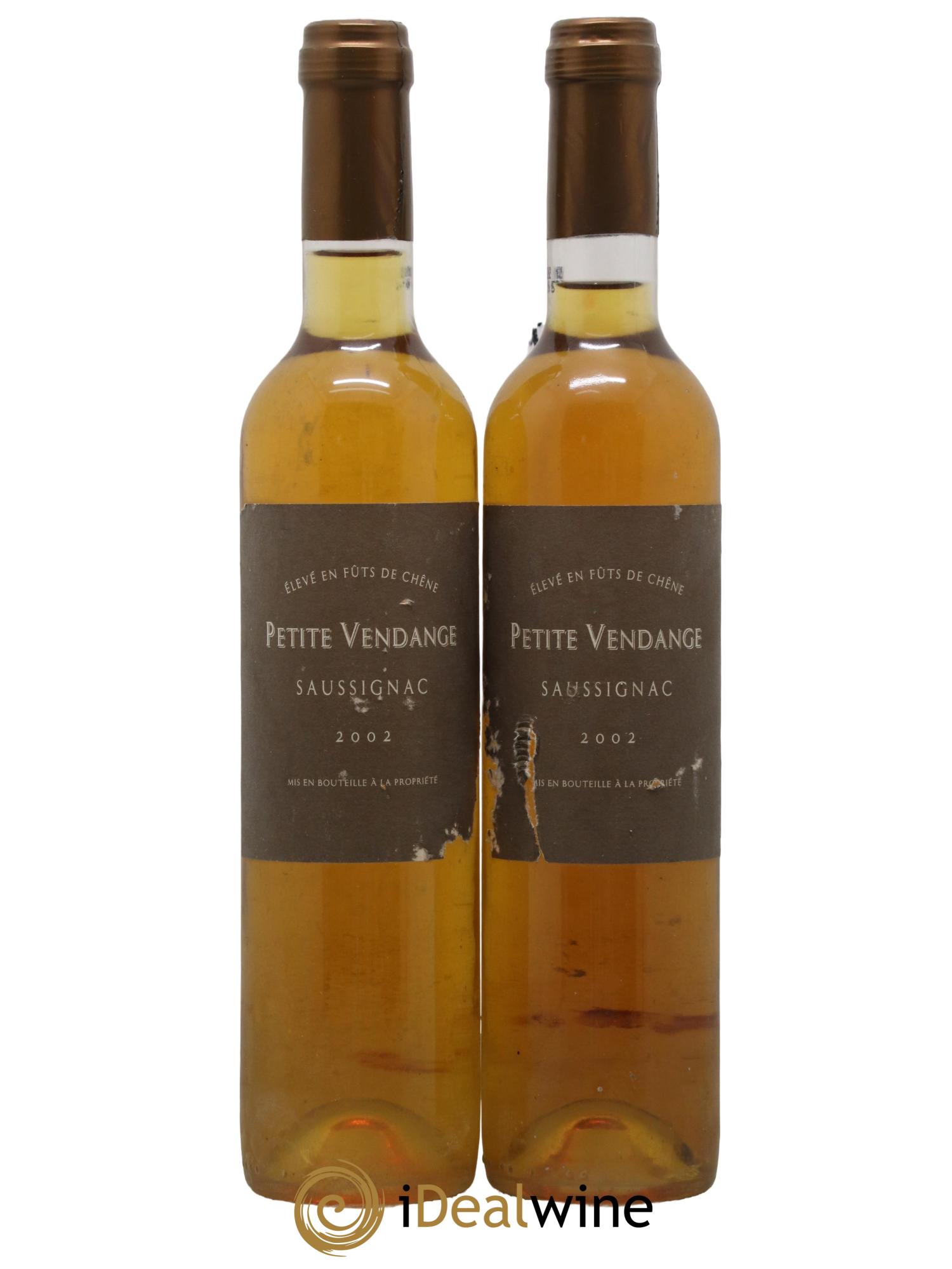 Saussignac Petite Vendange 2002 - Lot de 2 format 50cls - 0