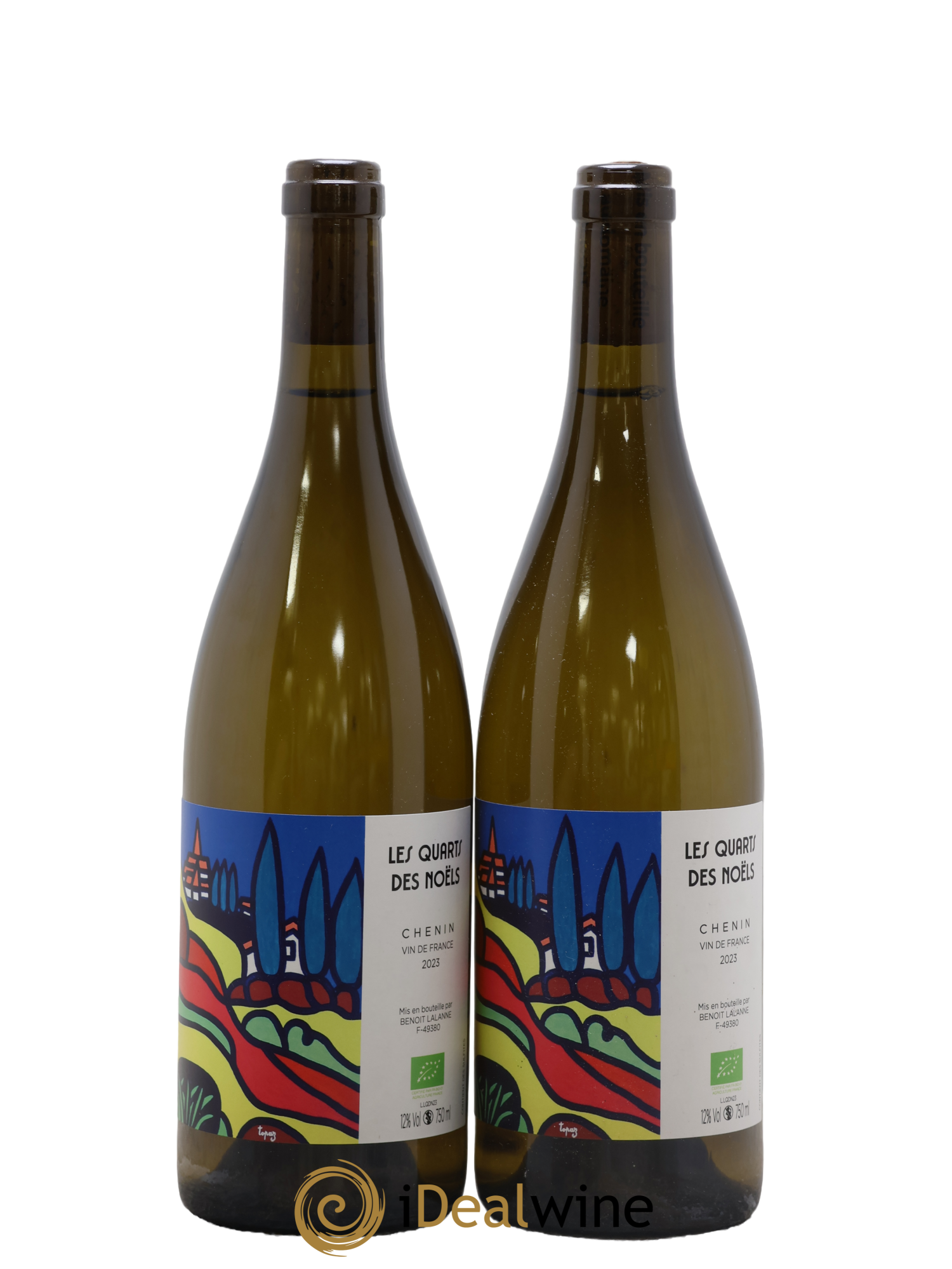Vin de France Les Quarts des Noëls Benoit Lalanne 2023 - Lotto di 2 bottiglie - 0