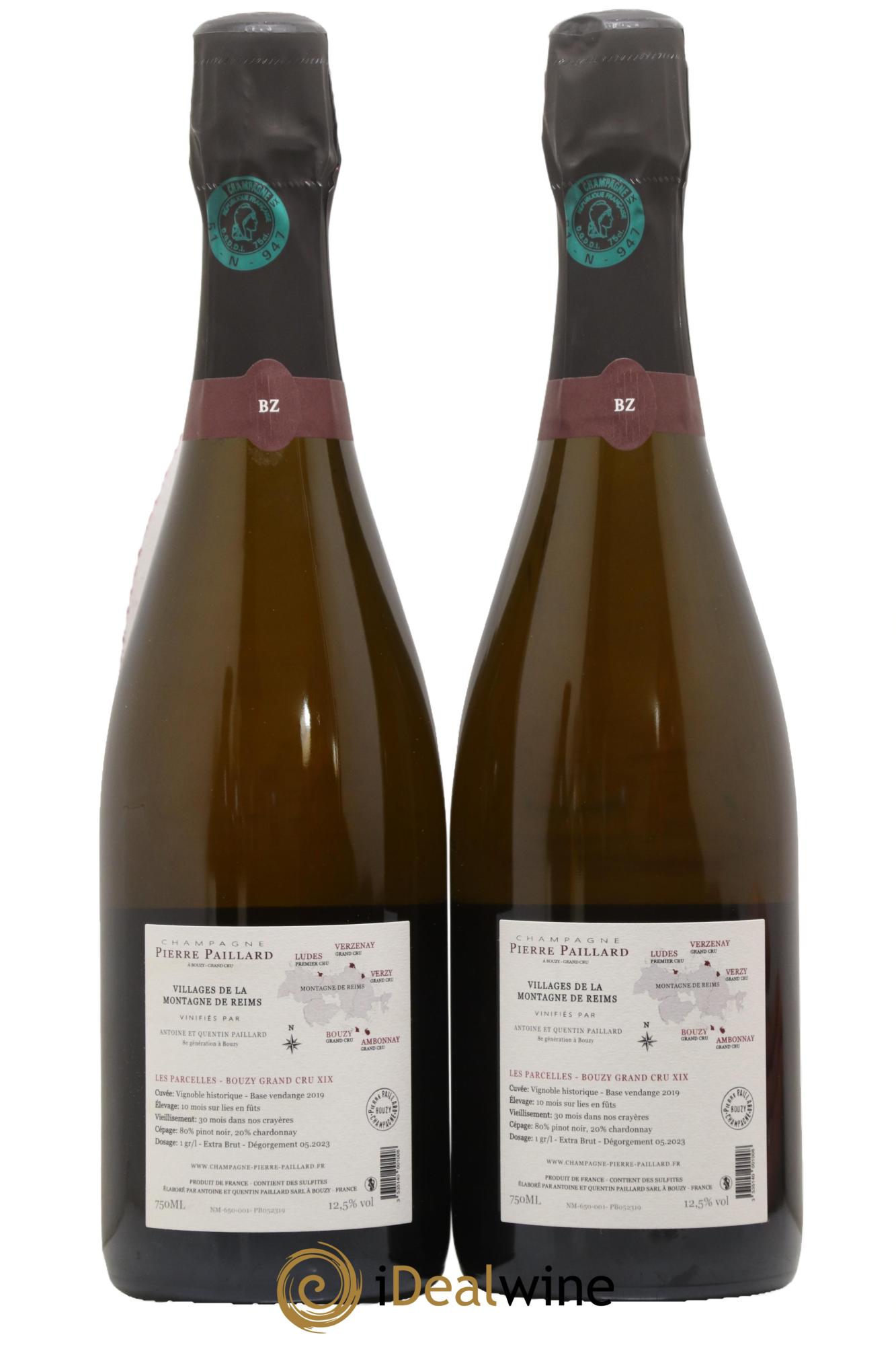 Les Parcelles XIX Bouzy Grand Cru Extra-Brut Pierre Paillard - Lot de 2 bouteilles - 1