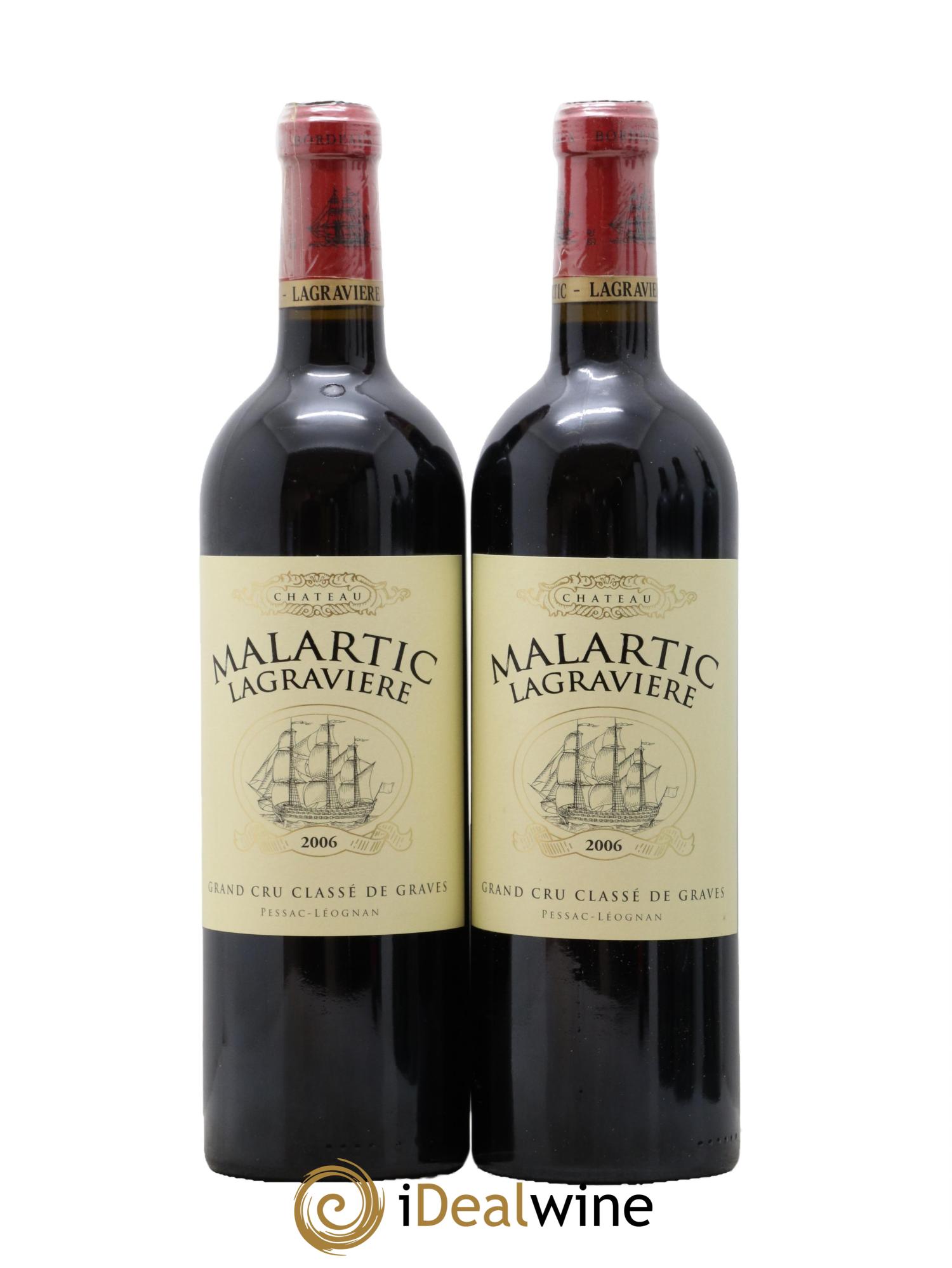 Château Malartic-Lagravière Cru Classé de Graves 2006 - Lot de 2 bouteilles - 0