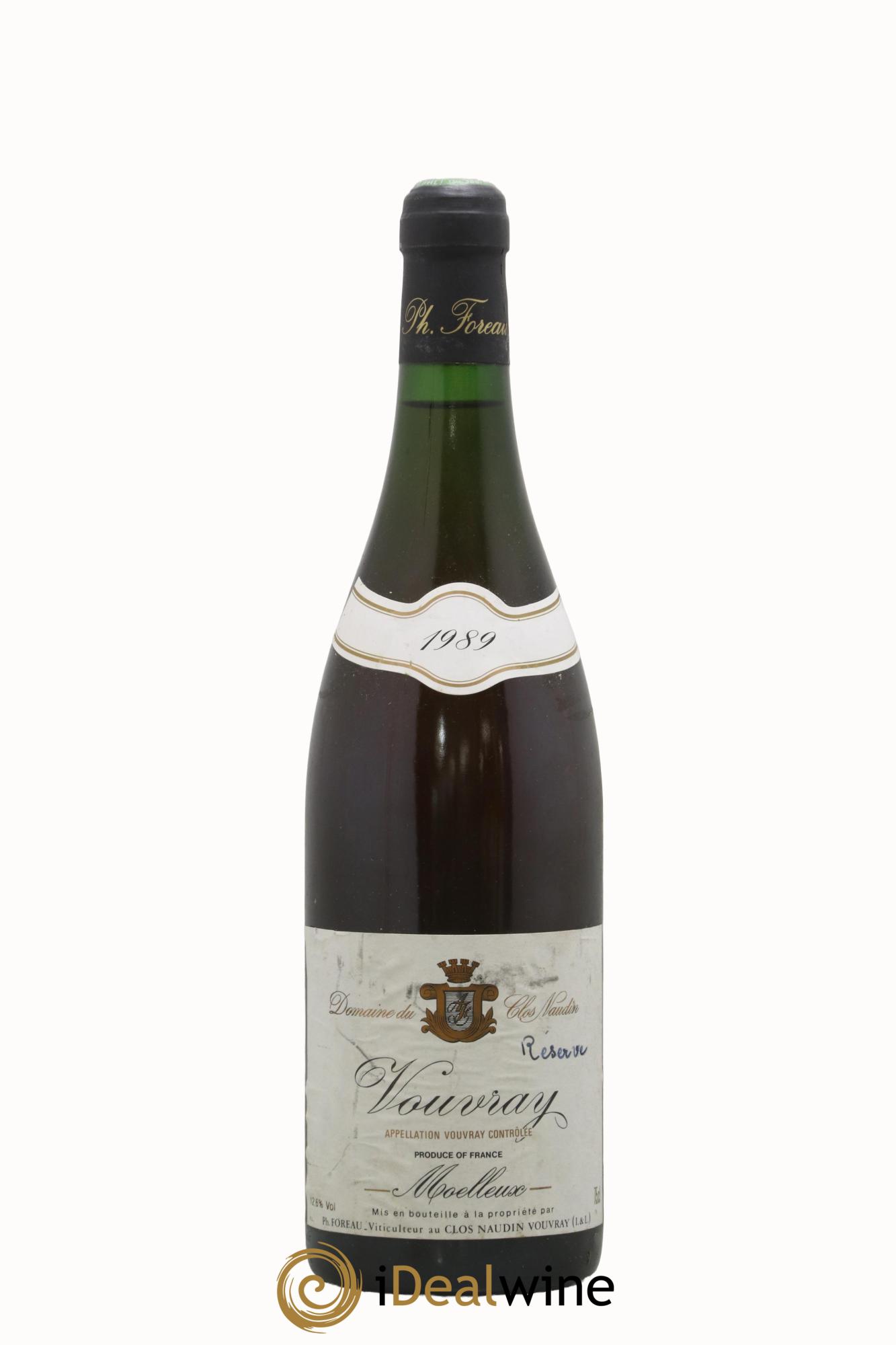 Vouvray Moelleux Clos Naudin - Philippe Foreau 1989 - Lotto di 1 bottiglia - 0