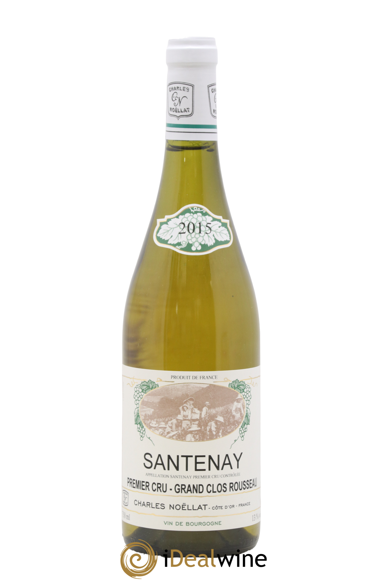 Santenay 1er Cru Grand Clos Rousseau Charles Noëllat 2015 - Lot de 1 bouteille - 0