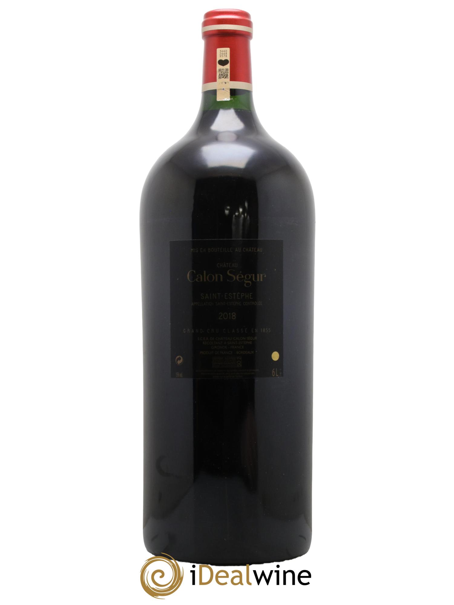 Château Calon Ségur 3ème Grand Cru Classé 2018 - Lot de 1 impériale - 2