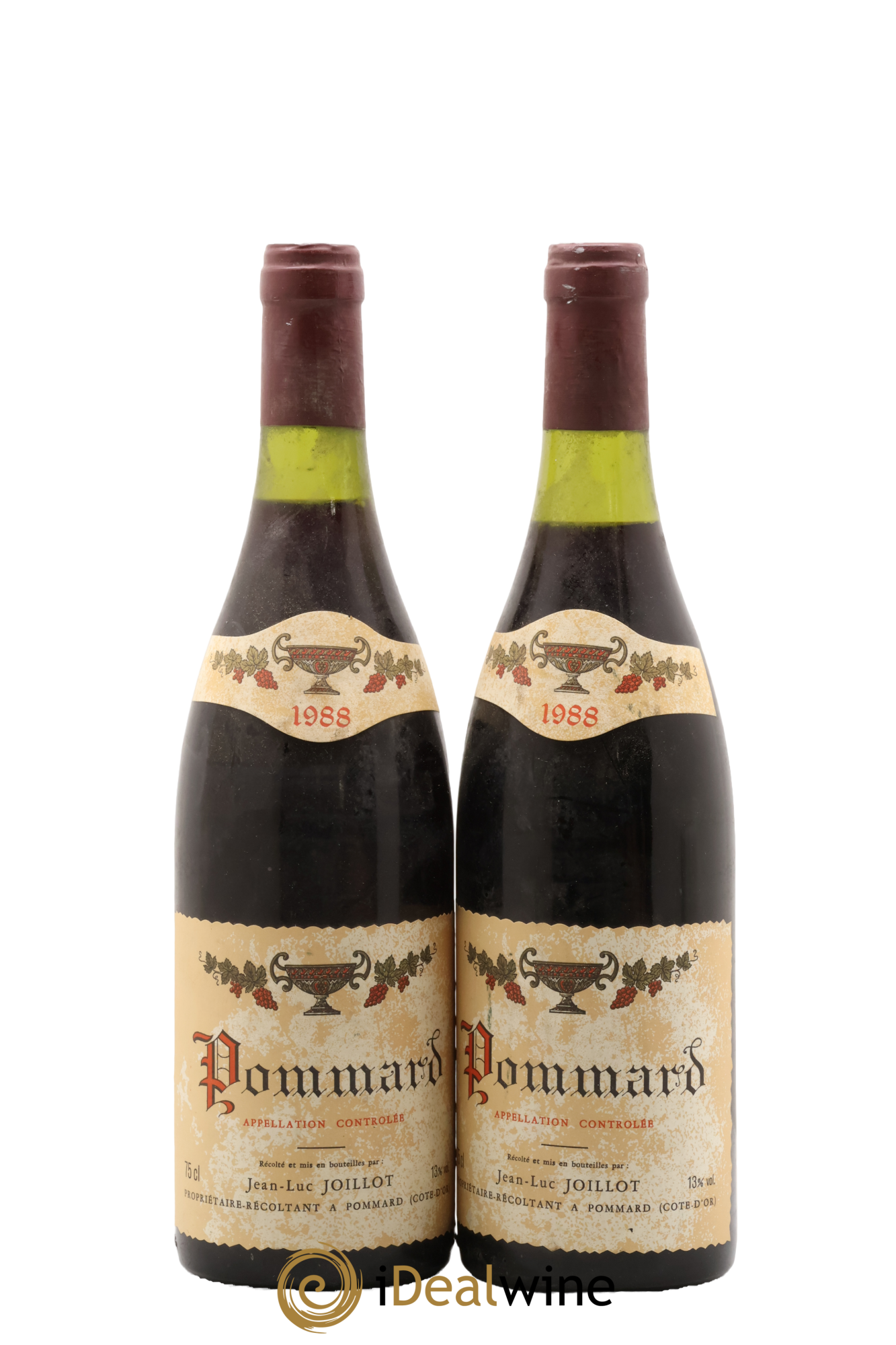 Pommard Jean-Luc Joillot 1988 - Lot de 2 bouteilles - 0