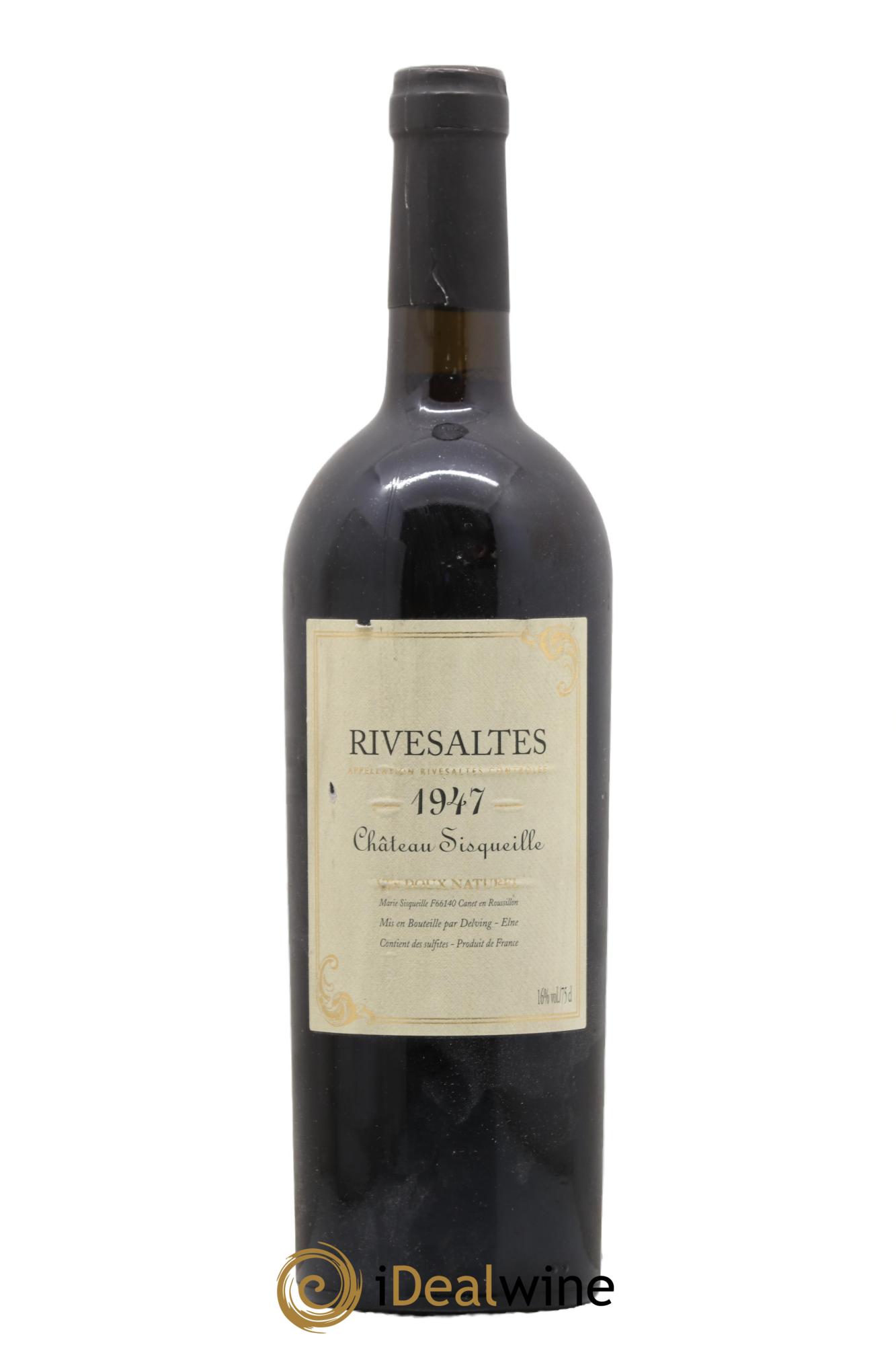 Rivesaltes Château Sisqueille 1947 - Posten von 1 Flasche - 0