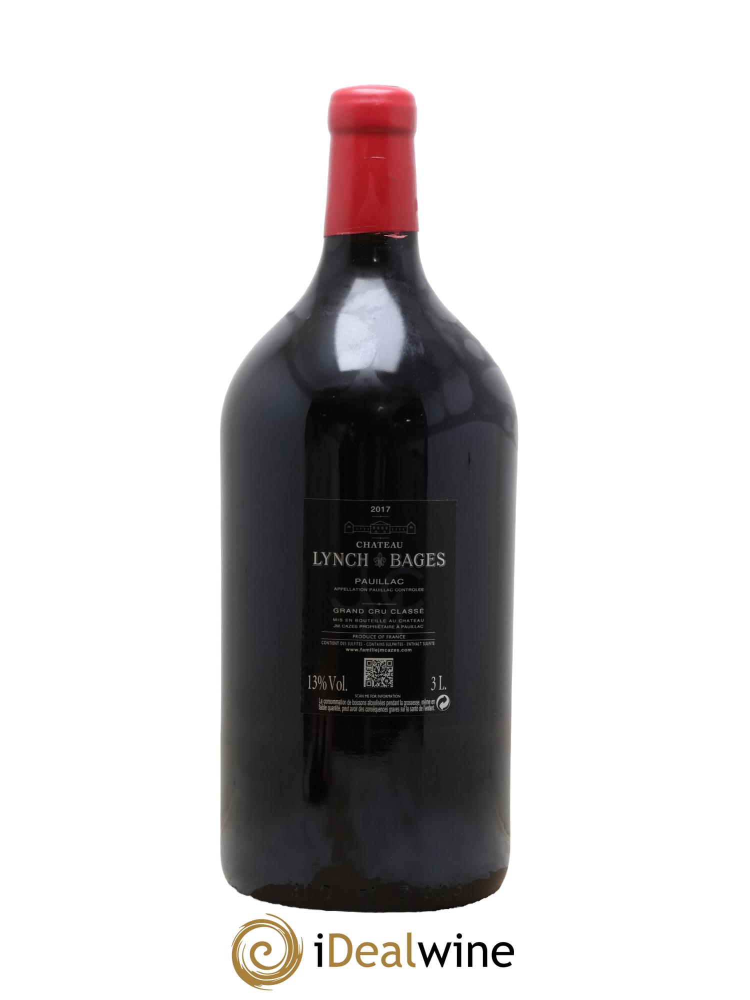 Château Lynch Bages 5ème Grand Cru Classé 2017 - Lot of 1 double magnum - 1