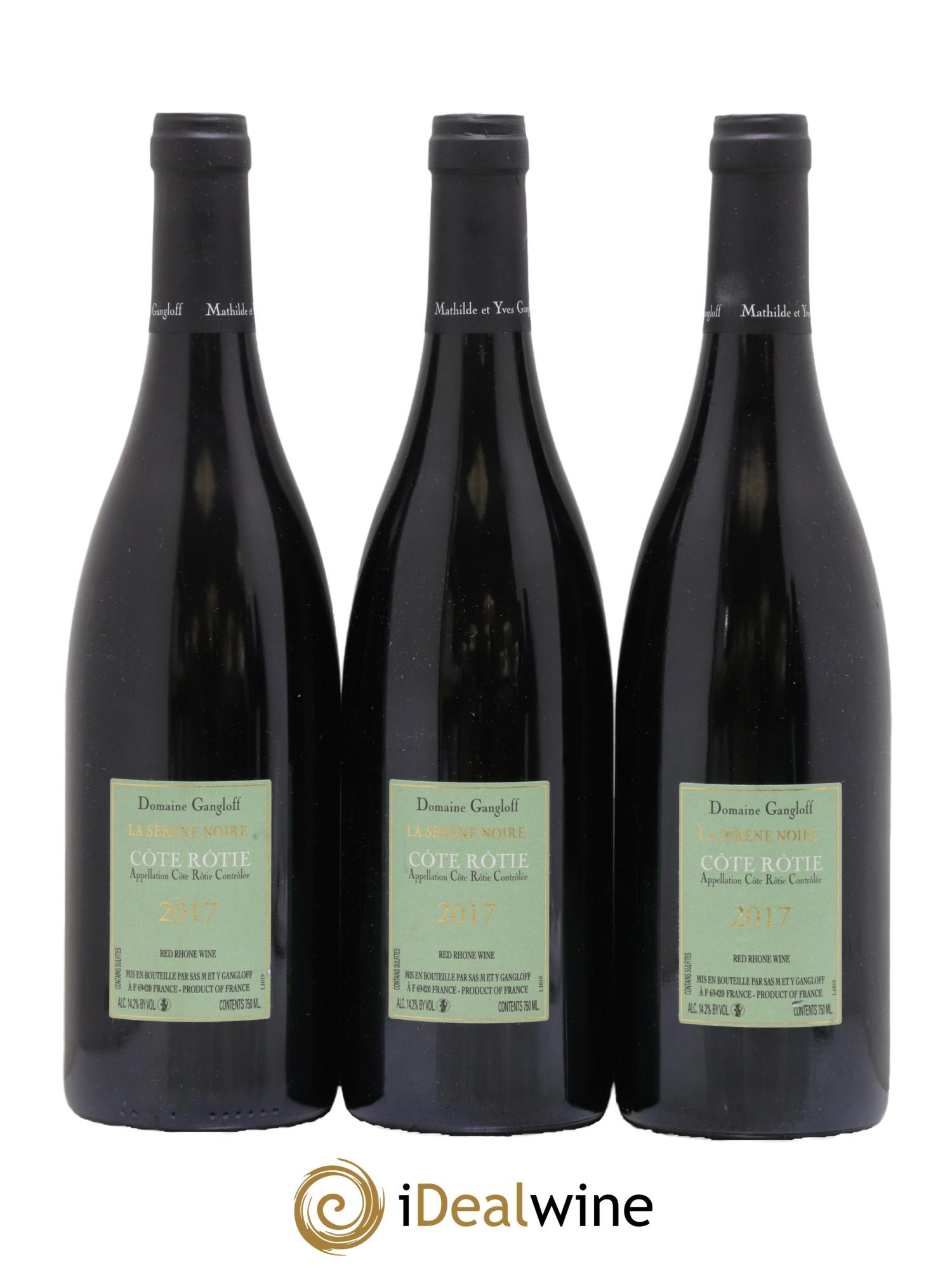 Côte-Rôtie La Sereine Noire Gangloff (Domaine) 2017 - Lot de 3 bouteilles - 1