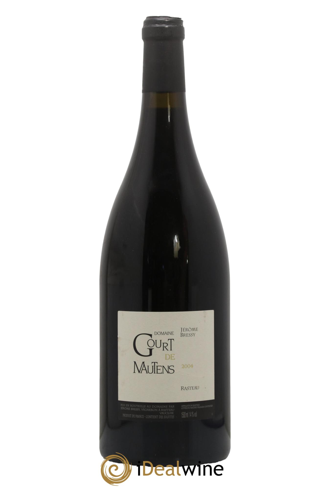Rasteau Domaine Gourt de Mautens - Jérôme Bressy 2004 - Lotto di 1 magnum - 0