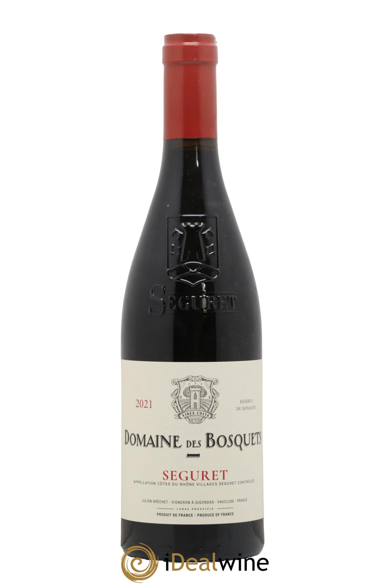 Côtes-du-Rhône Villages Seguret Domaine Des Bosquets 2021 - Lot de 1 bouteille - 0