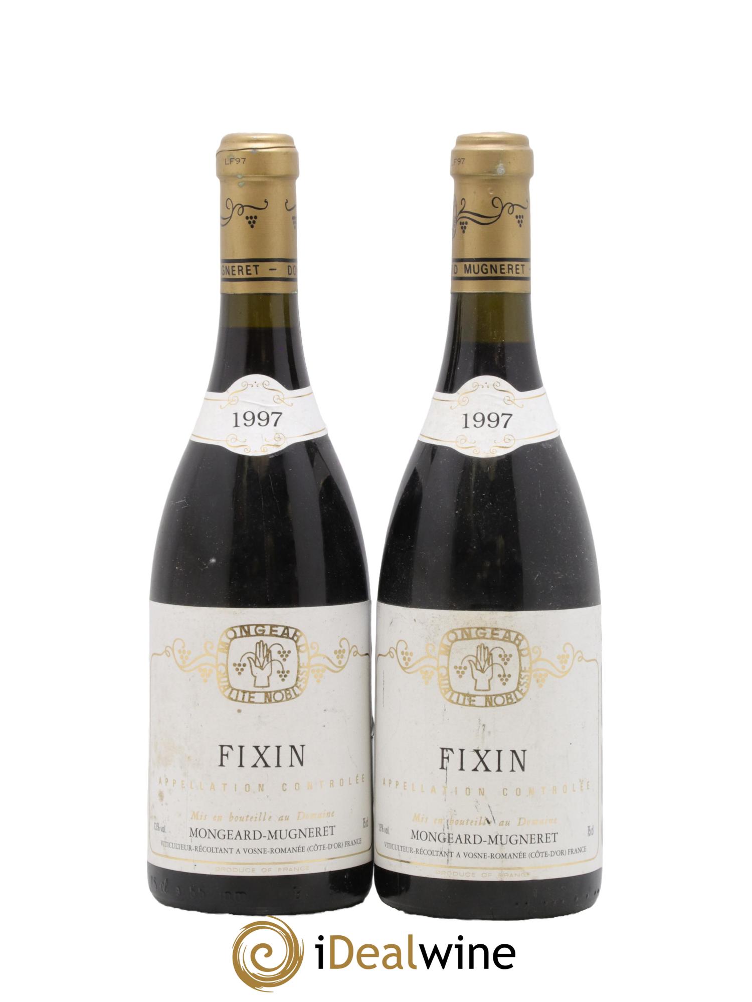 Fixin Mongeard-Mugneret 1997 - Lotto di 2 bottiglie - 0