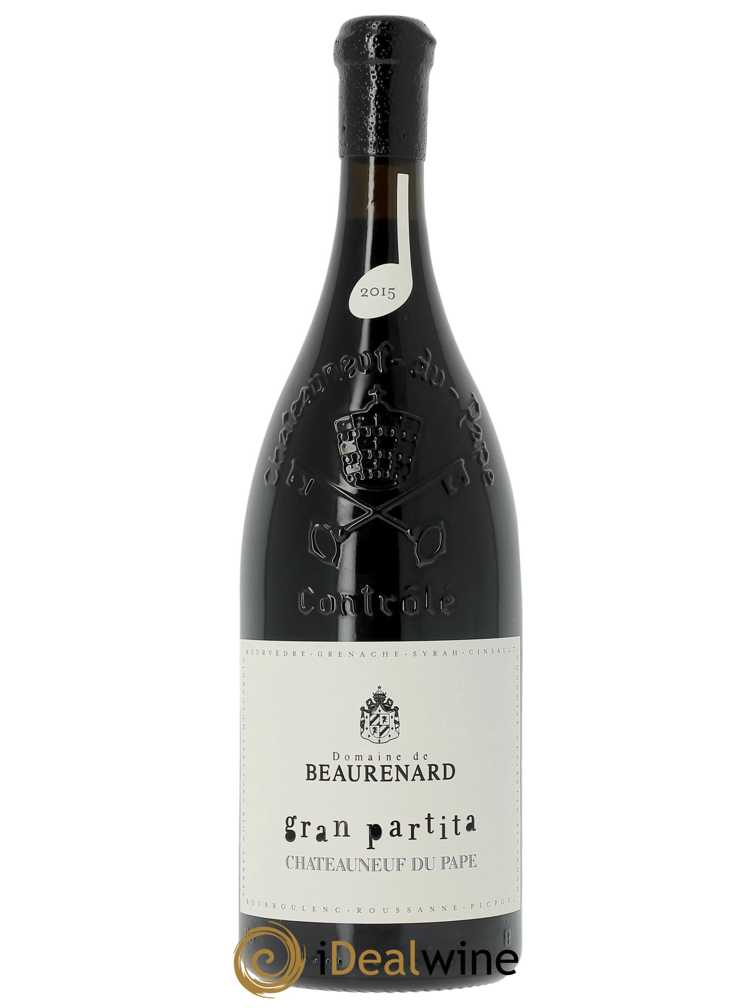 Châteauneuf-du-Pape Gran Partita Beaurenard (Domaine de) 2015 - Lot of 1 magnum - 1