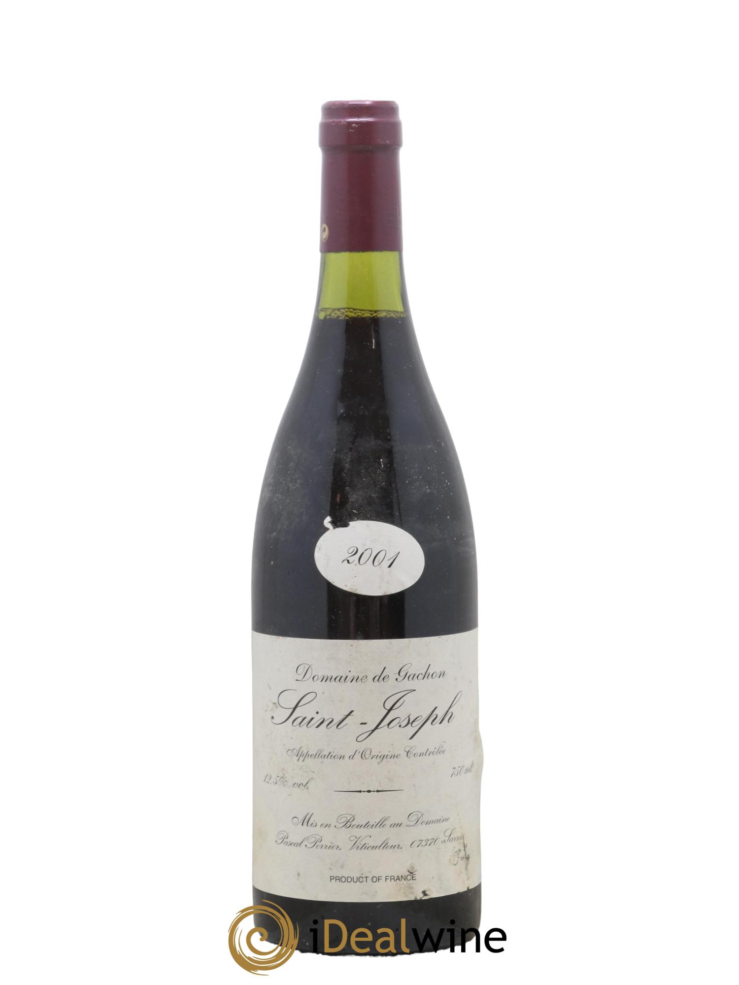 Saint-Joseph Domaine Pascal Perrier 2001 - Lot de 1 bouteille - 0