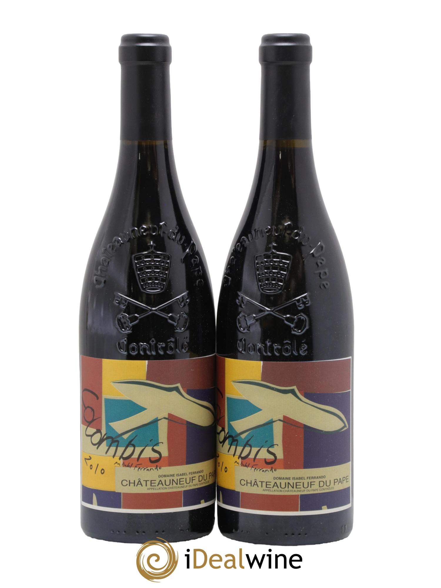Châteauneuf-du-Pape Colombis Domaine Saint-Préfert 2010 - Lot de 2 bouteilles - 0