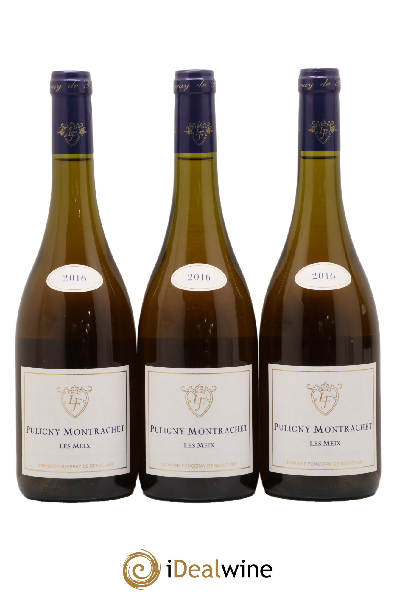 Puligny-Montrachet Les Meix Fougeray de Beauclair 2016 - Lotto di 3 bottiglie - 0