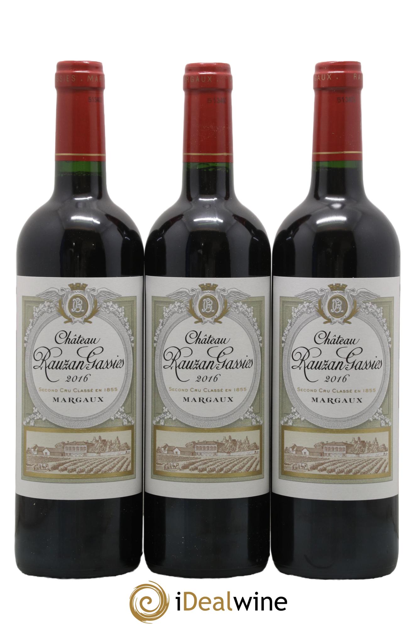 Château Rauzan-Gassies 2ème Grand Cru Classé 2016 - Lotto di 6 bottiglie - 1