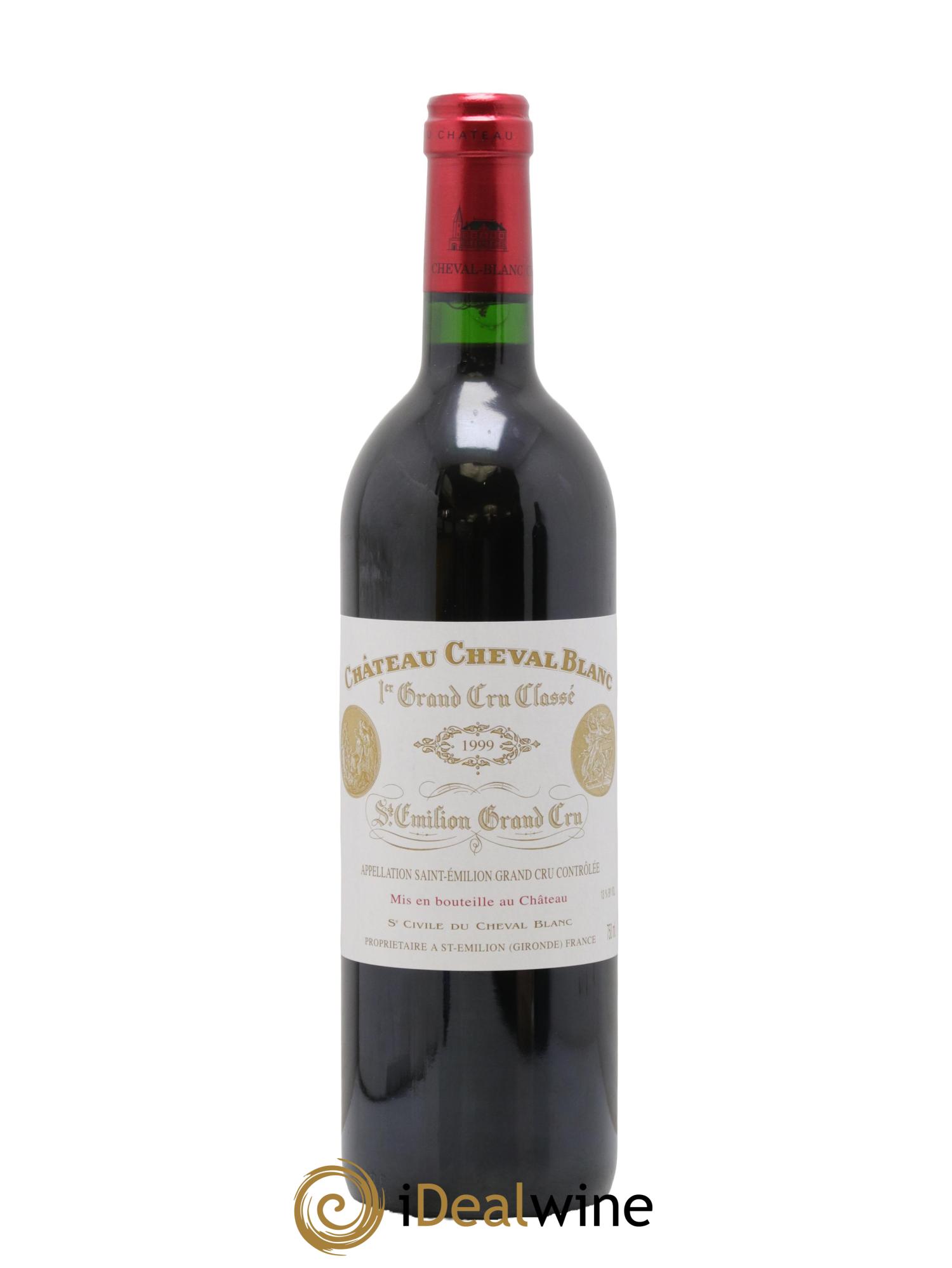 Château Cheval Blanc 1er Grand Cru Classé A 1999 - Lot de 1 bouteille - 0