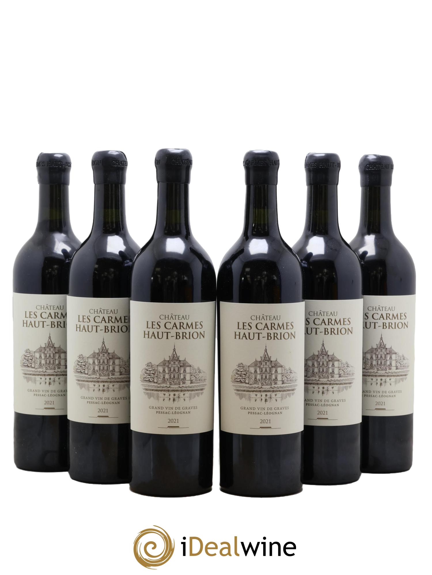 Château Les Carmes Haut-Brion 2021 - Posten von 6 Flaschen - 0