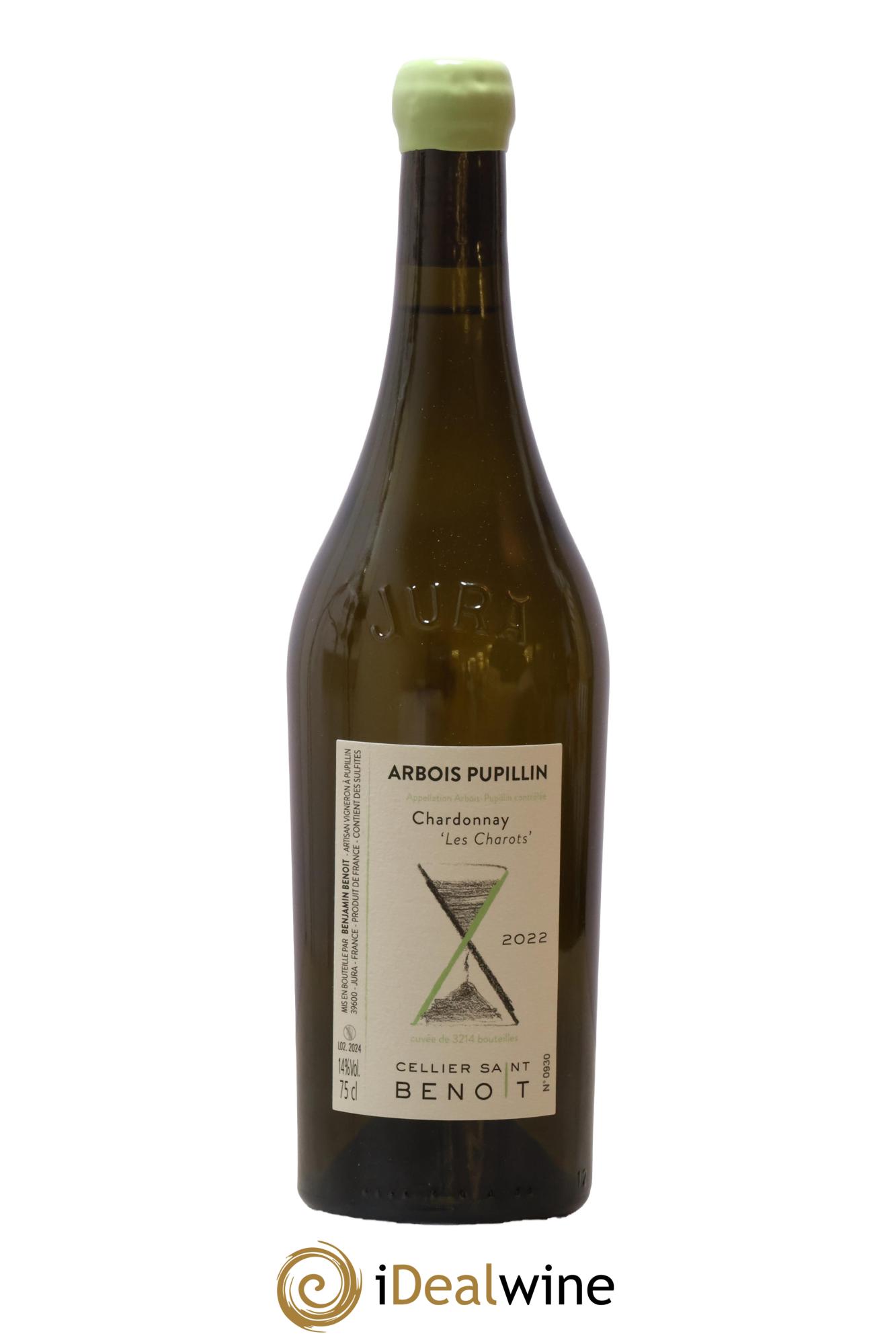 Arbois Pupillin Chardonnay Les Charots Cellier Saint Benoît 2022 - Lot of 1 bottle - 0