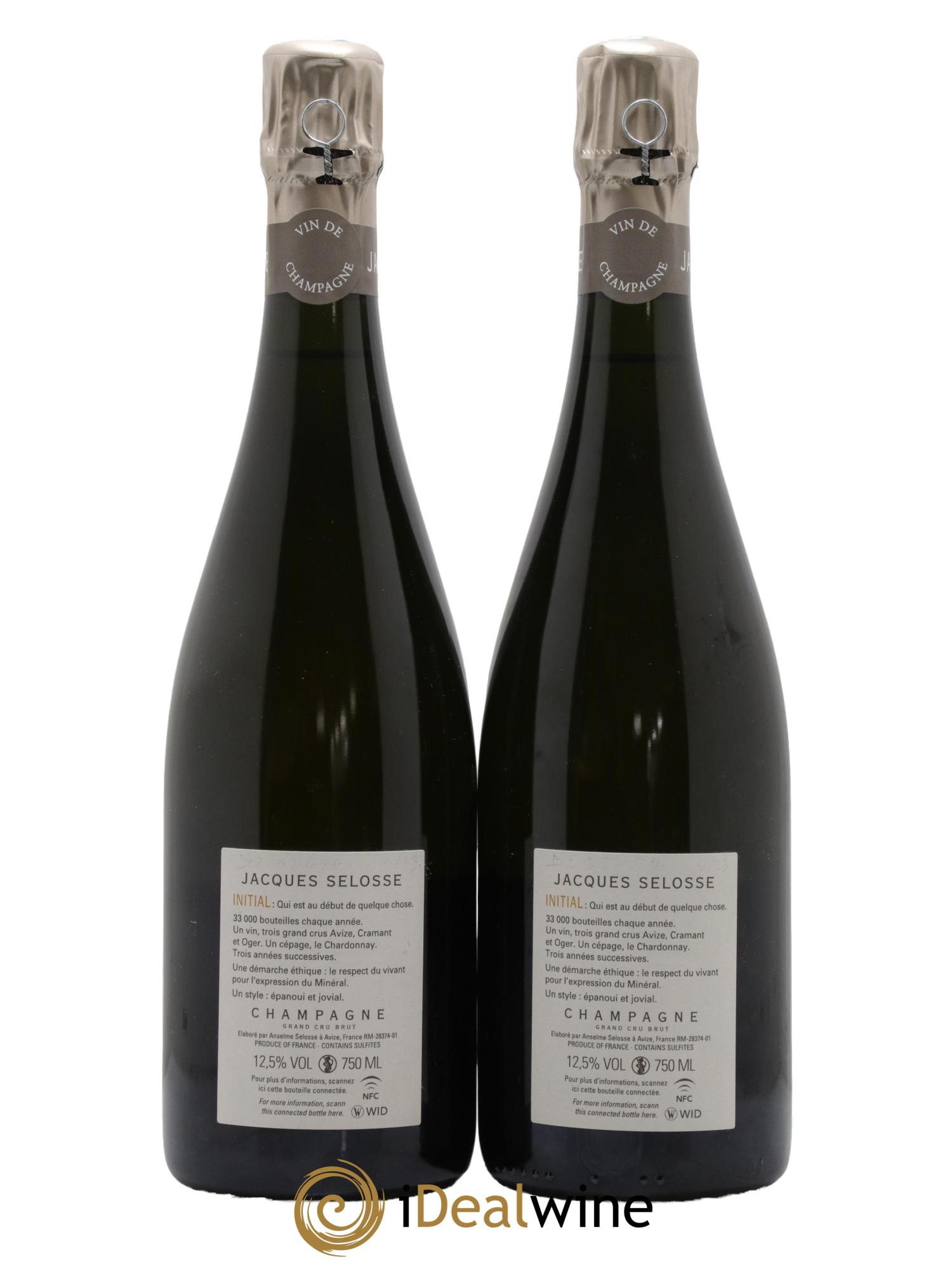 Initial Brut Jacques Selosse - Lot de 2 bouteilles - 1