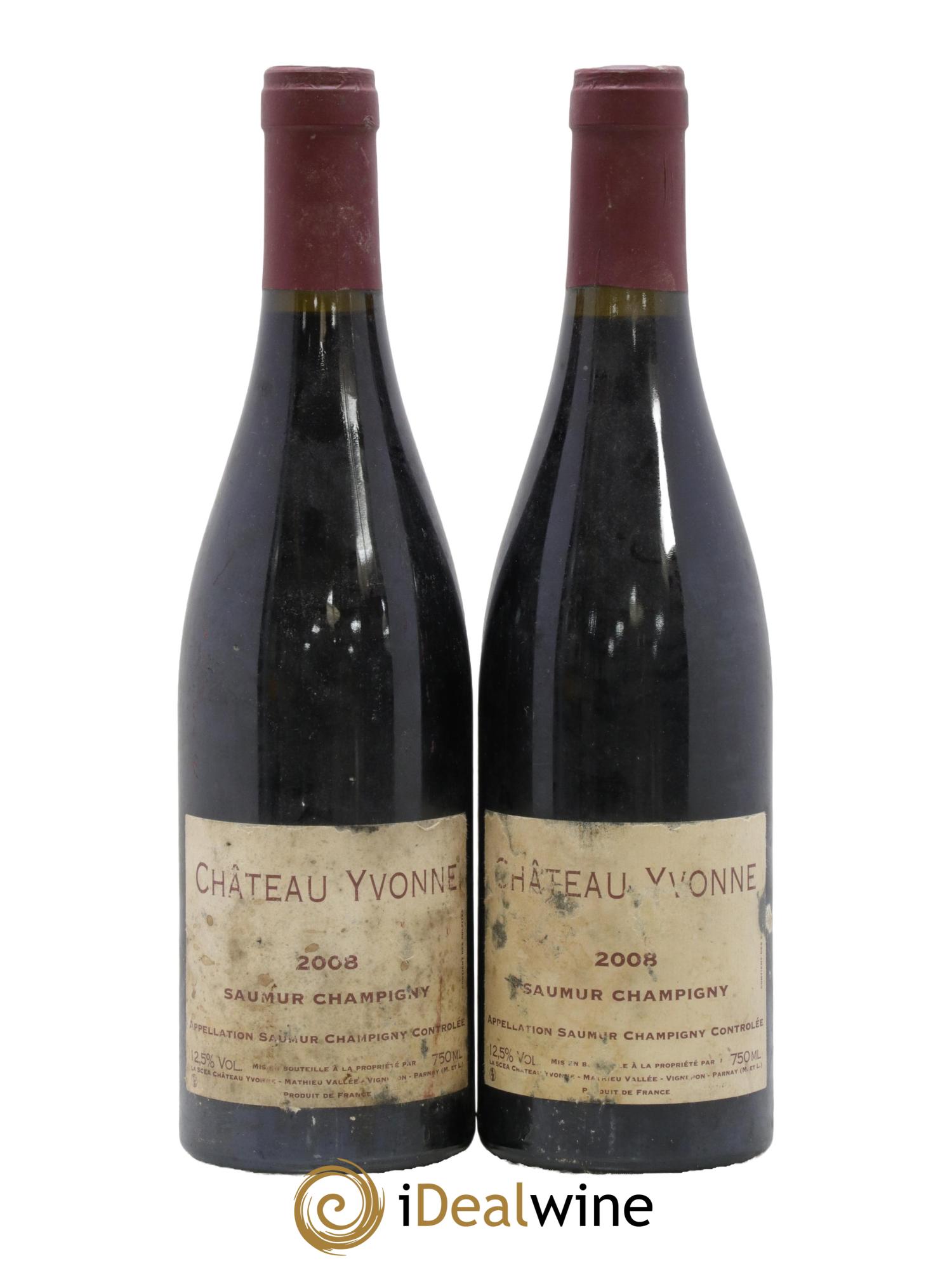 Saumur-Champigny Château Yvonne 2008 - Lot de 2 bouteilles - 0