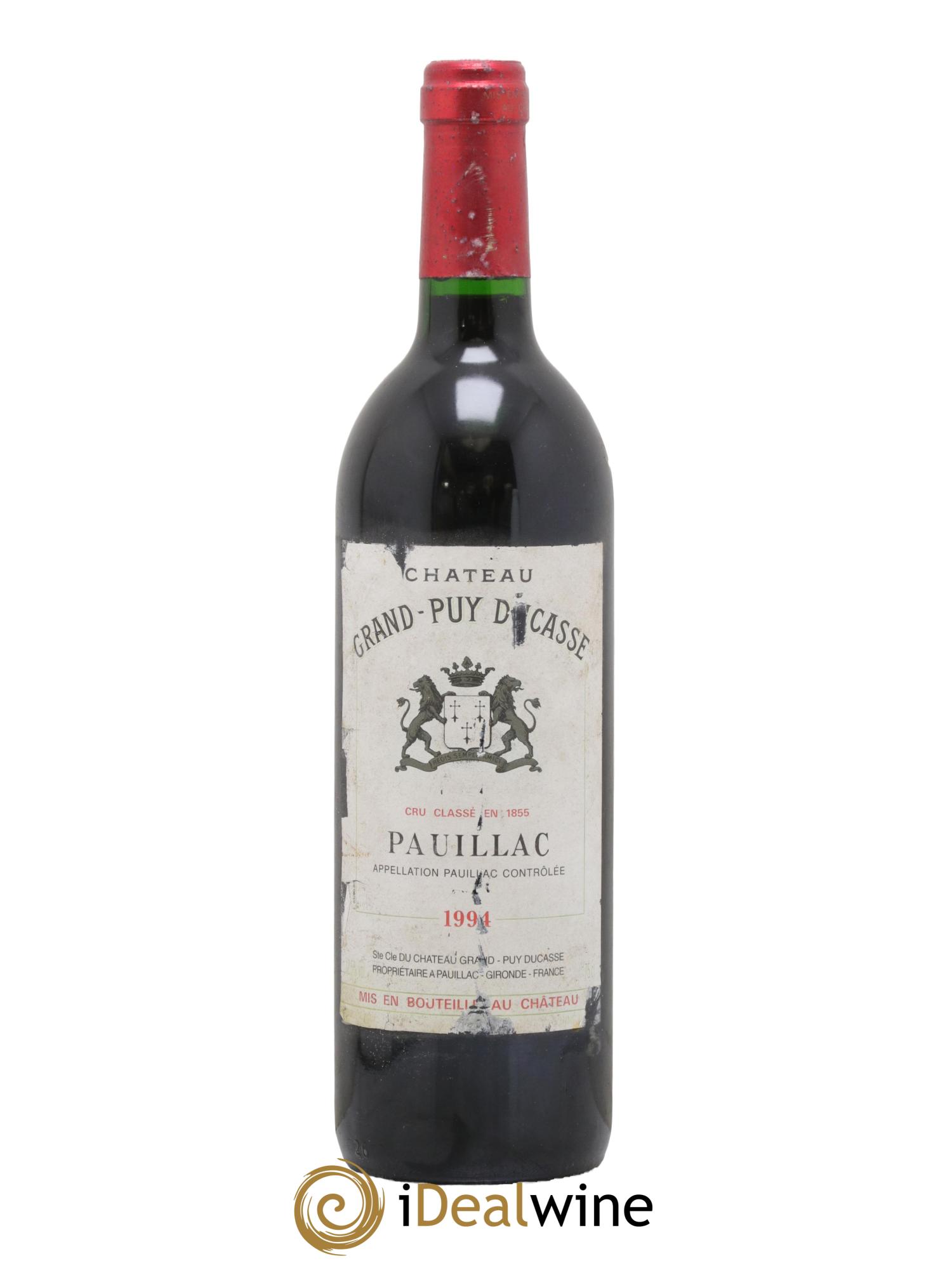 Château Grand Puy Ducasse 5ème Grand Cru Classé 1994 - Lot de 1 bouteille - 0