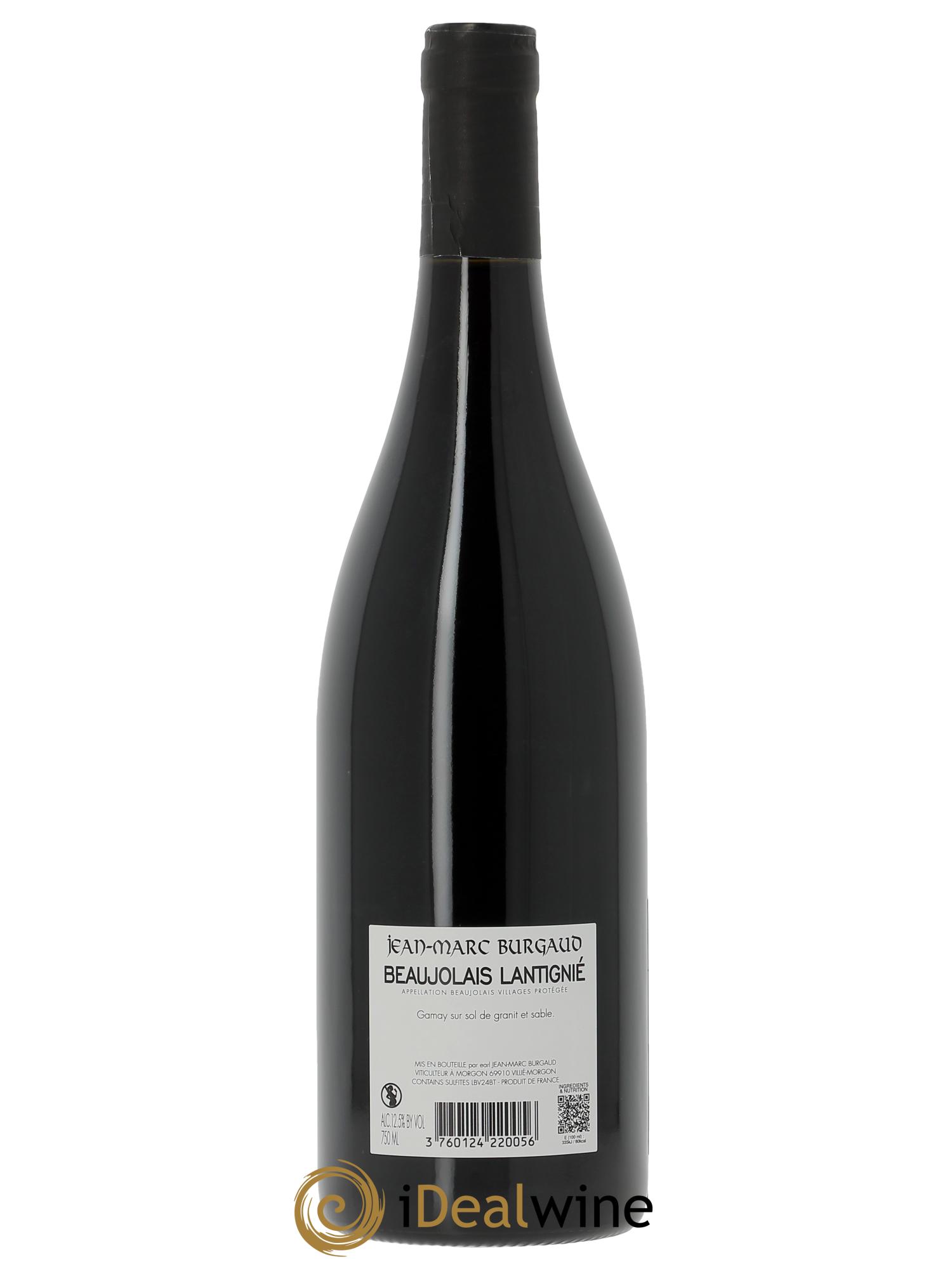 Beaujolais Villages Les Vignes de Lantignie Jean-Marc Burgaud (Domaine)  2024 - Lot de 1 bouteille - 1