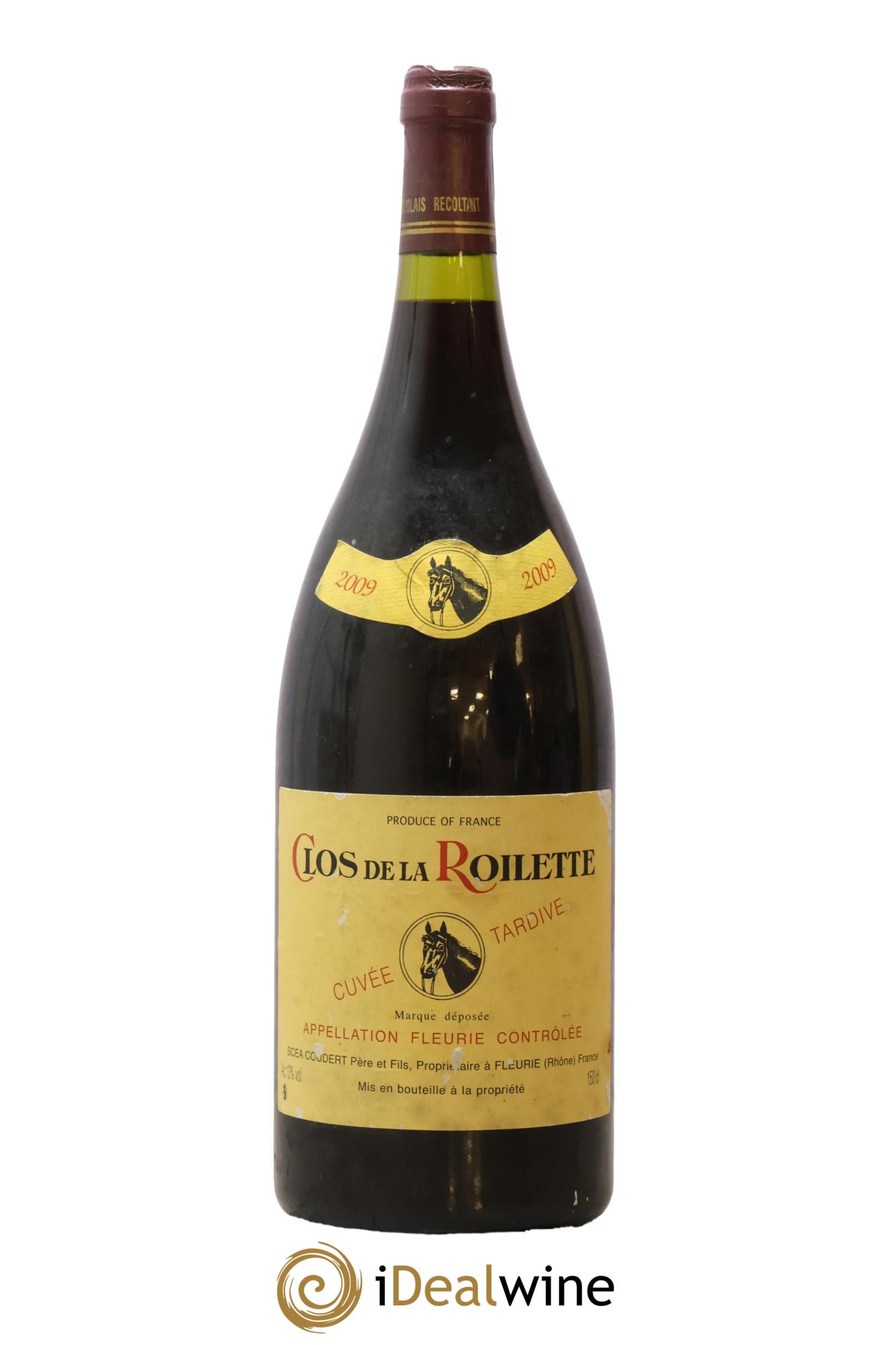 Fleurie Cuvée Tardive Clos de la Roilette 2009 - Lot de 1 magnum - 0