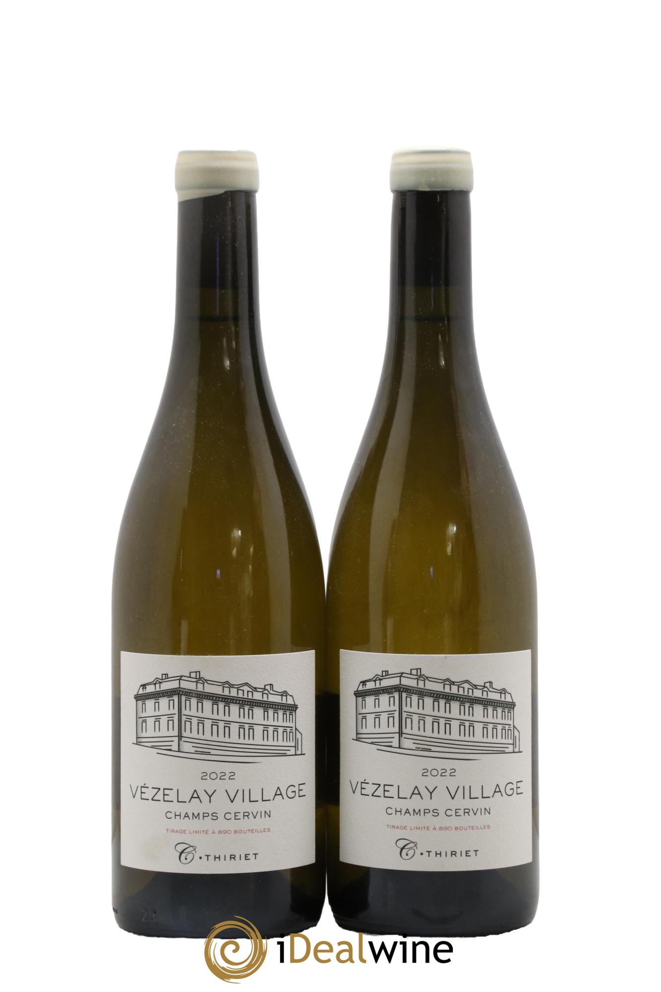 Vézelay Champs Cervin Maison Thiriet 2022 - Lot of 2 bottles - 0