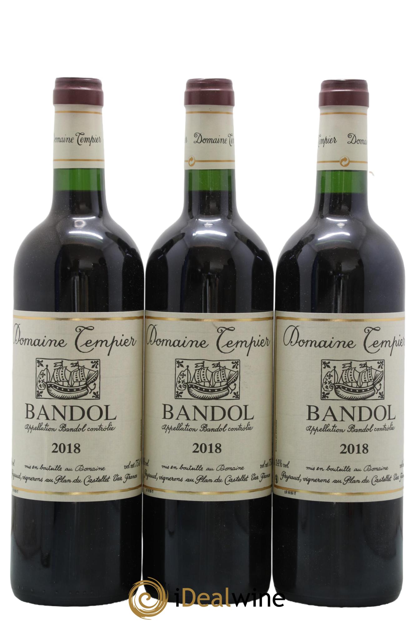 Bandol Domaine Tempier Famille Peyraud 2018 - Lotto di 3 bottiglie - 0