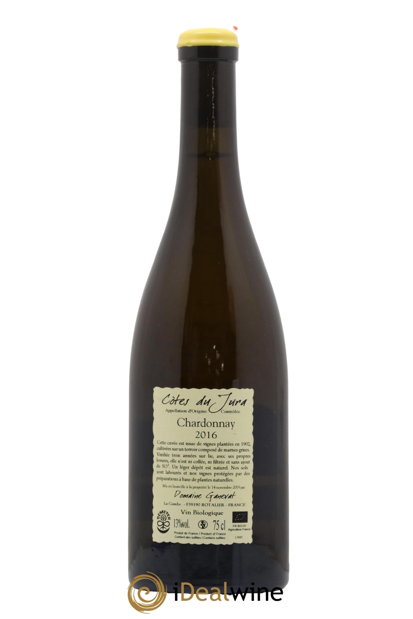 Côtes du Jura Les Chalasses Vieilles Vignes Jean-François Ganevat (Domaine) 2016 - Lot de 1 bouteille - 1