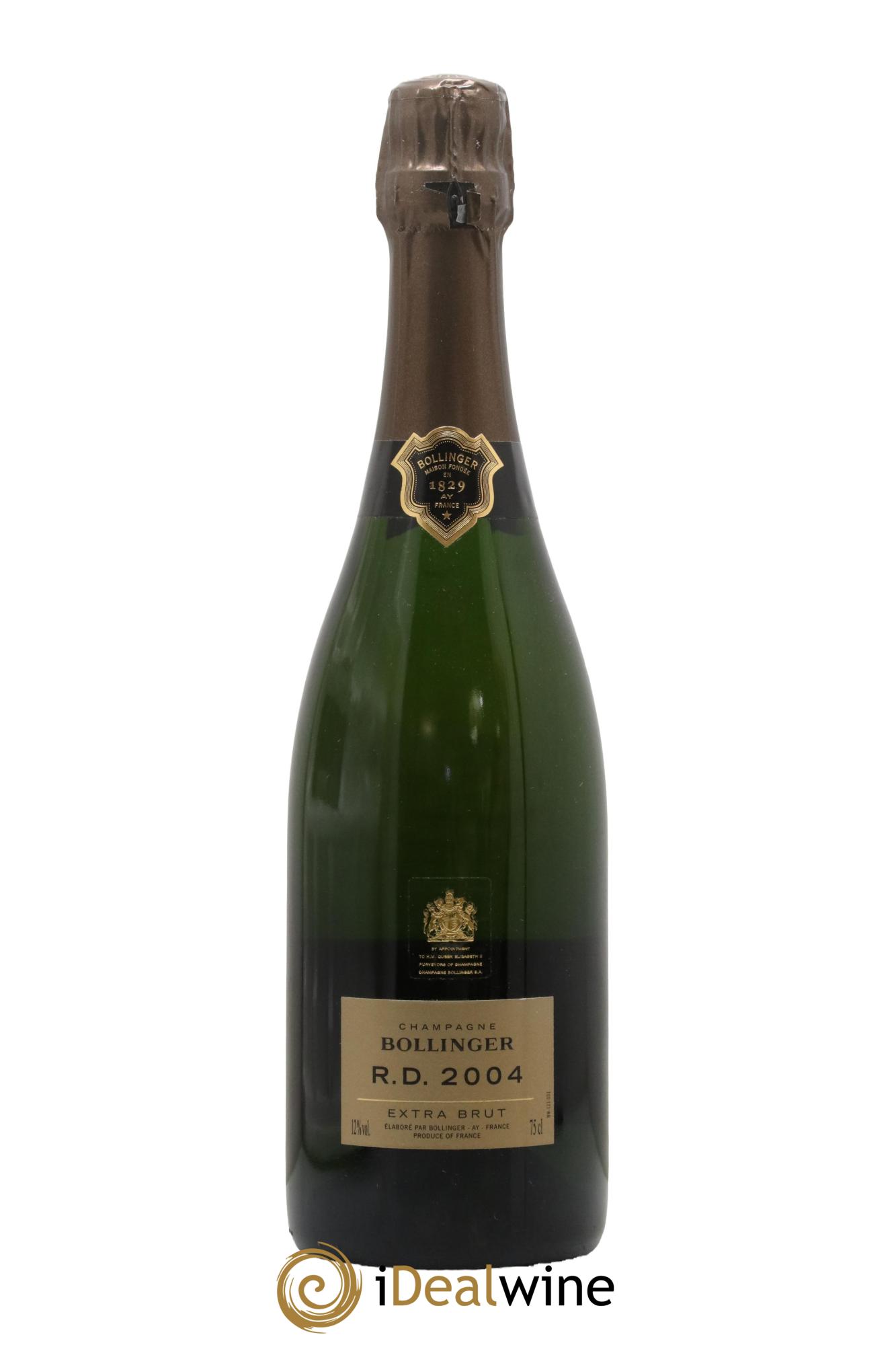 R.D. Extra-Brut Bollinger 2004 - Lot de 1 bouteille - 0