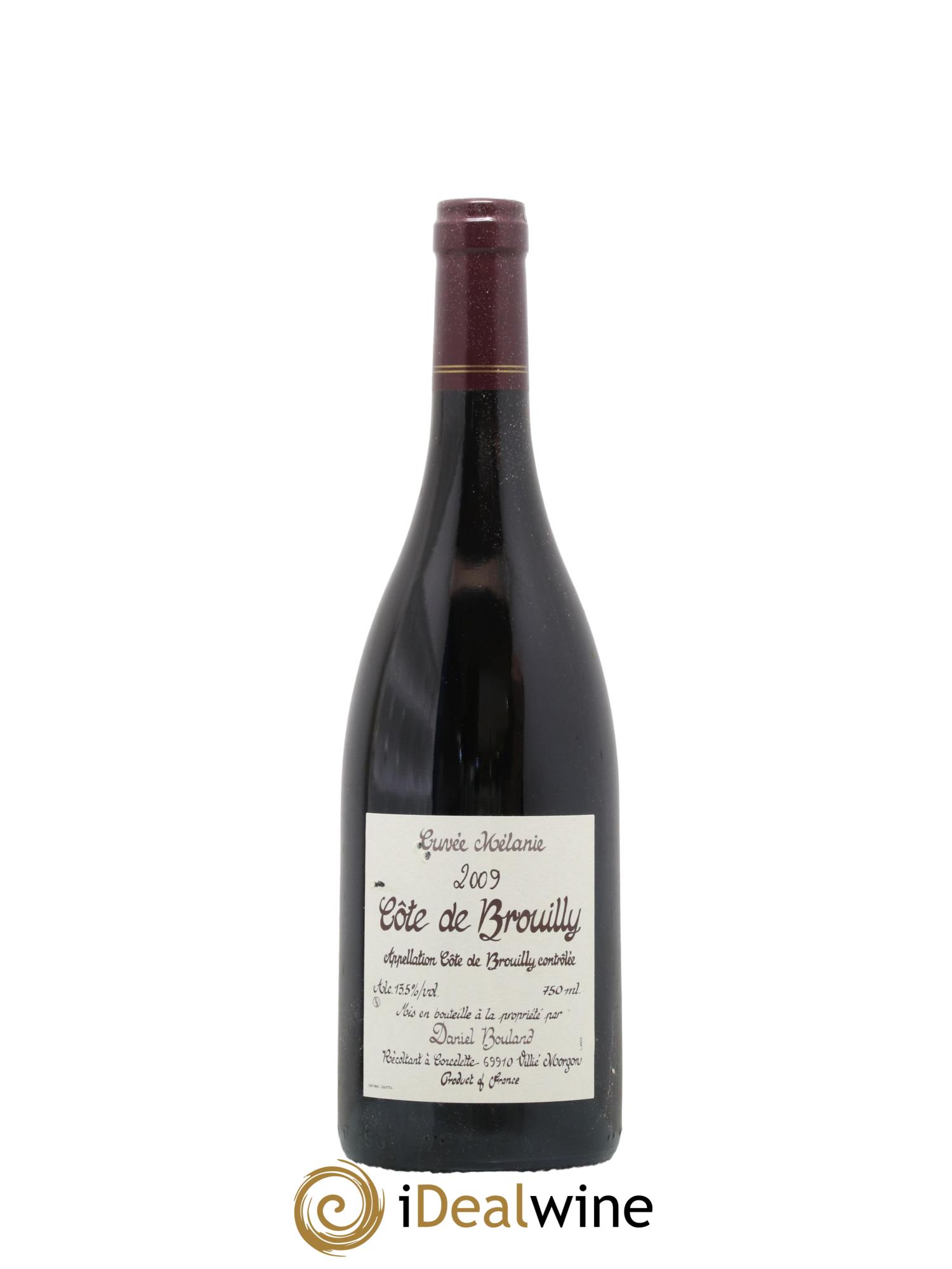 Côte de Brouilly Cuvée Mélanie Daniel Bouland (Domaine) 2009 - Lot de 1 bouteille - 0