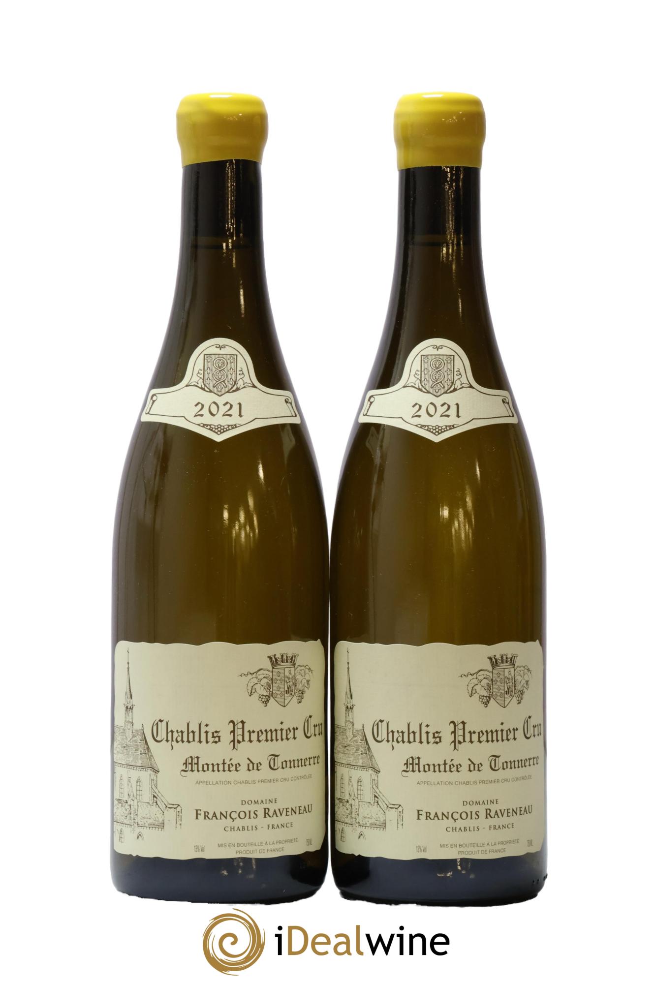 Chablis 1er Cru Montée de Tonnerre Raveneau (Domaine) 2021 - Lot of 2 bottles - 0