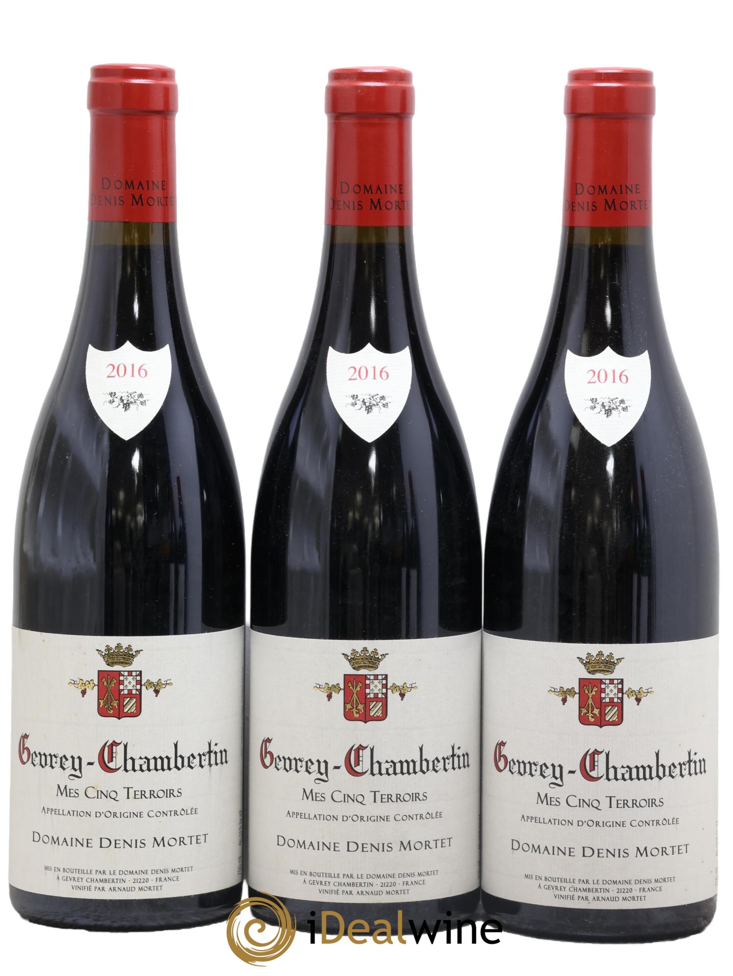 Gevrey-Chambertin Mes Cinq Terroirs Denis Mortet (Domaine) 2016 - Posten von 3 Flaschen - 0