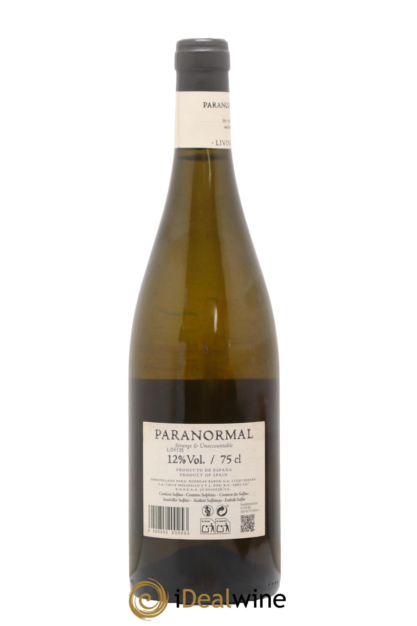 Rioja DOCA Paranormal Bodegas Baron - Lot de 1 bouteille - 1
