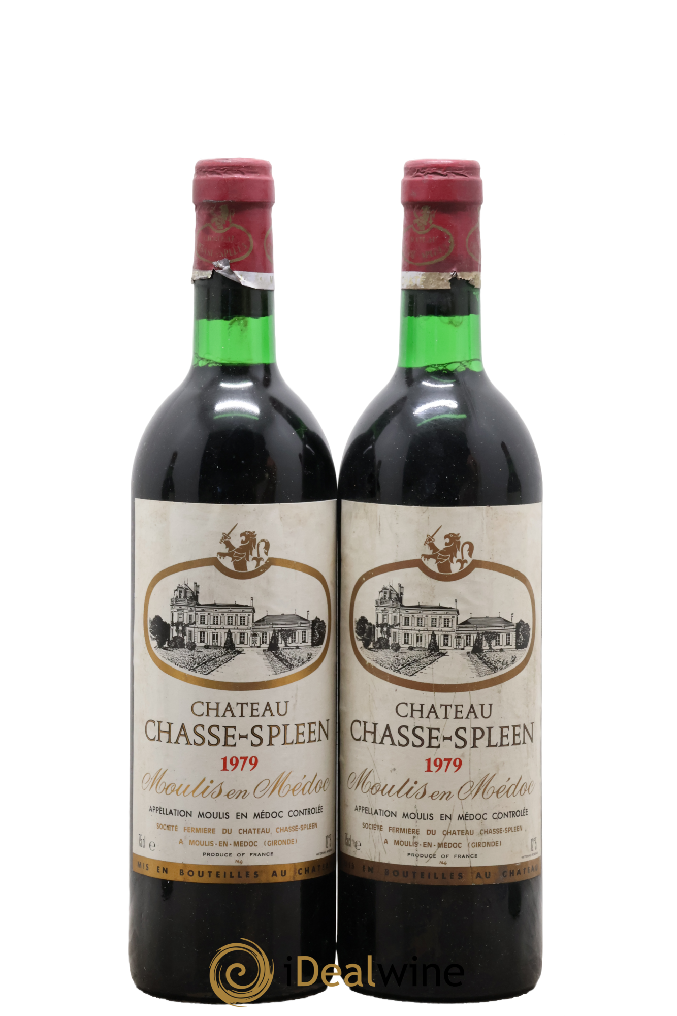 Château Chasse Spleen 1979 - Lot of 2 bottles - 0